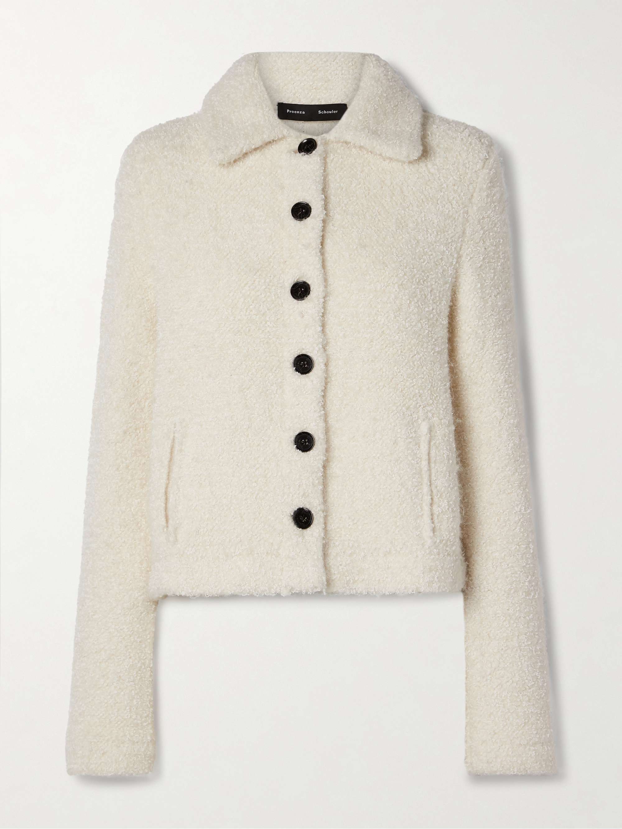 Sylvie bouclé-knit alpaca-blend jacket view