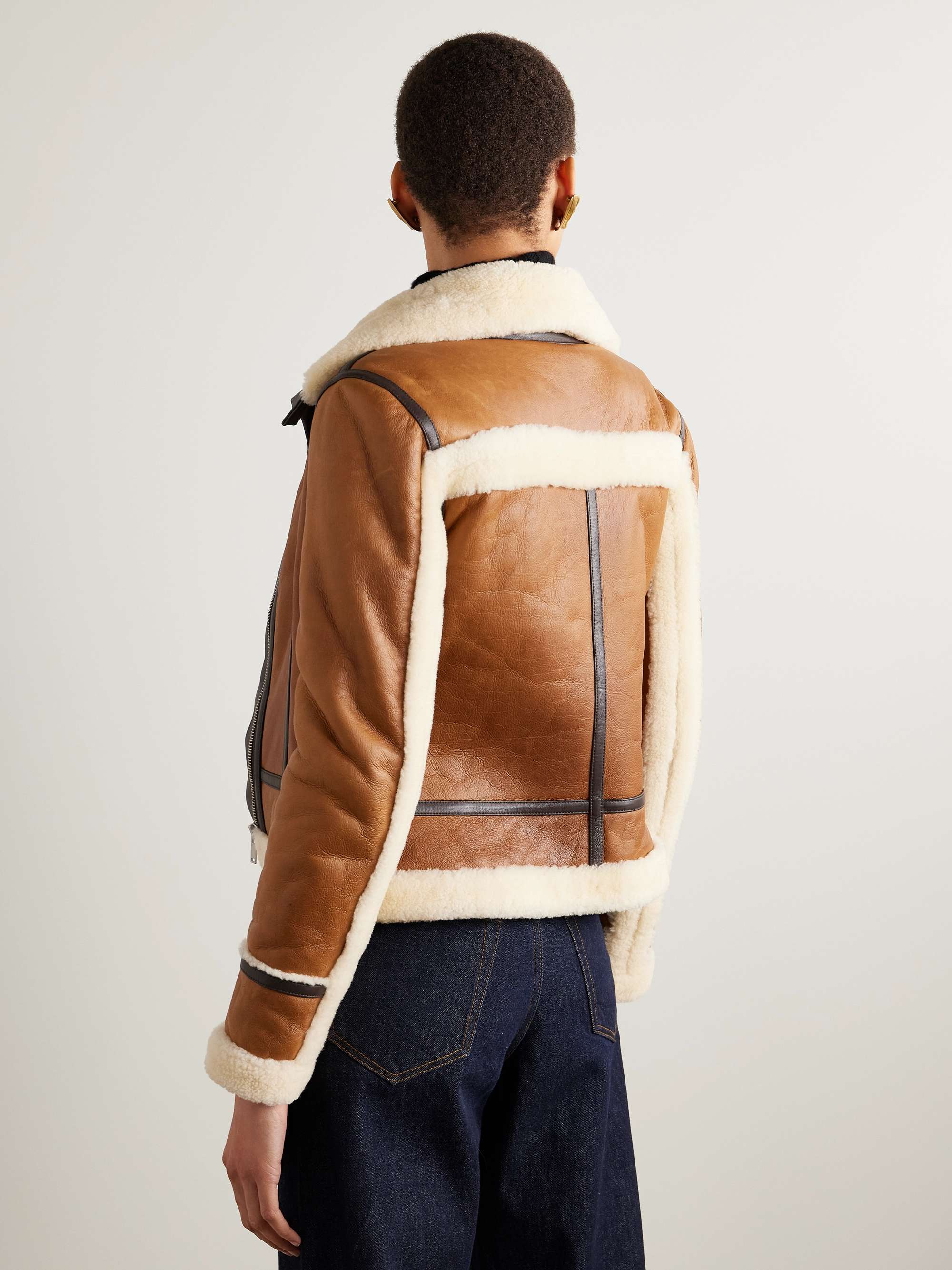 Arlo shearling jacket view