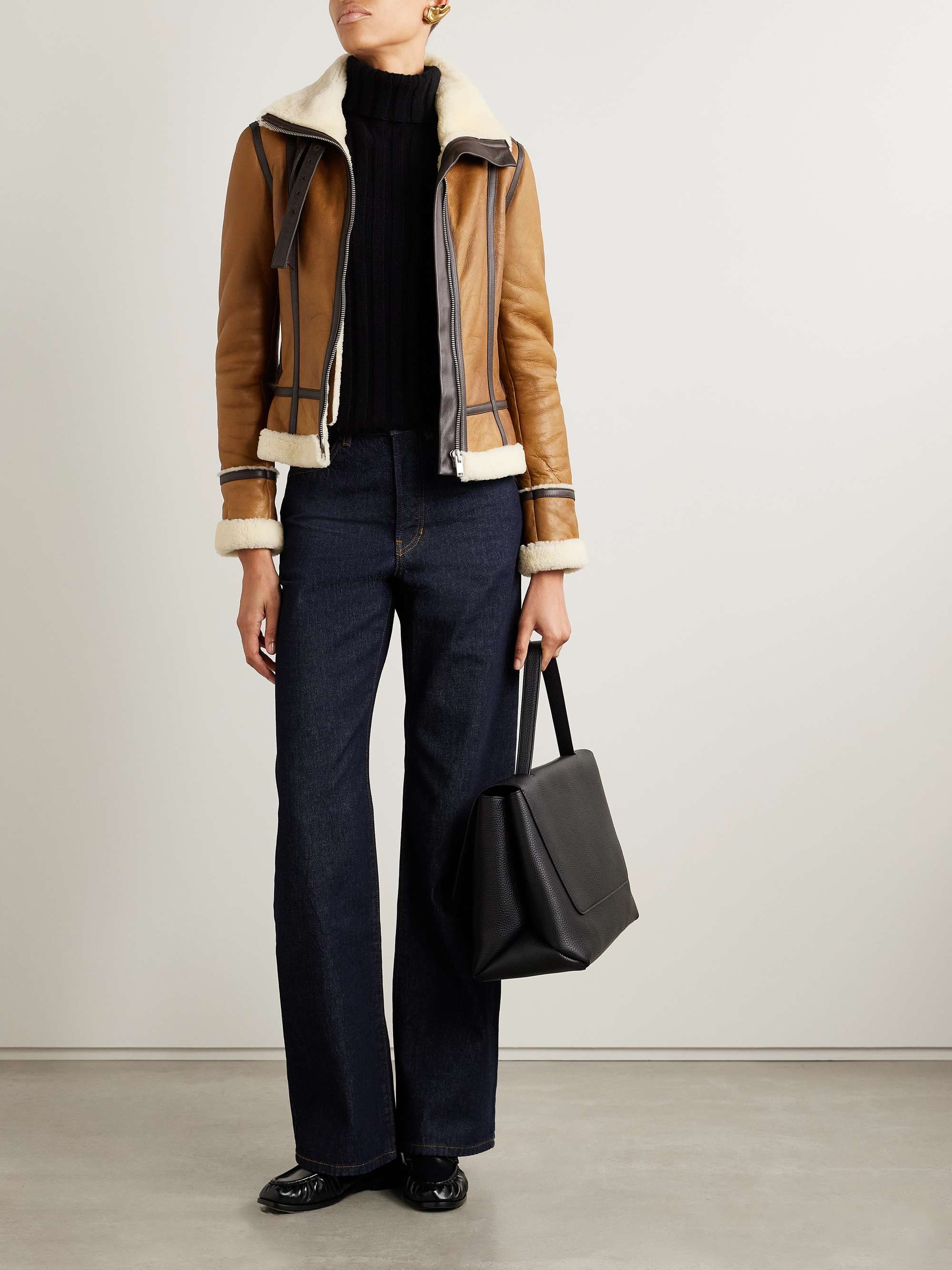 Arlo shearling jacket view