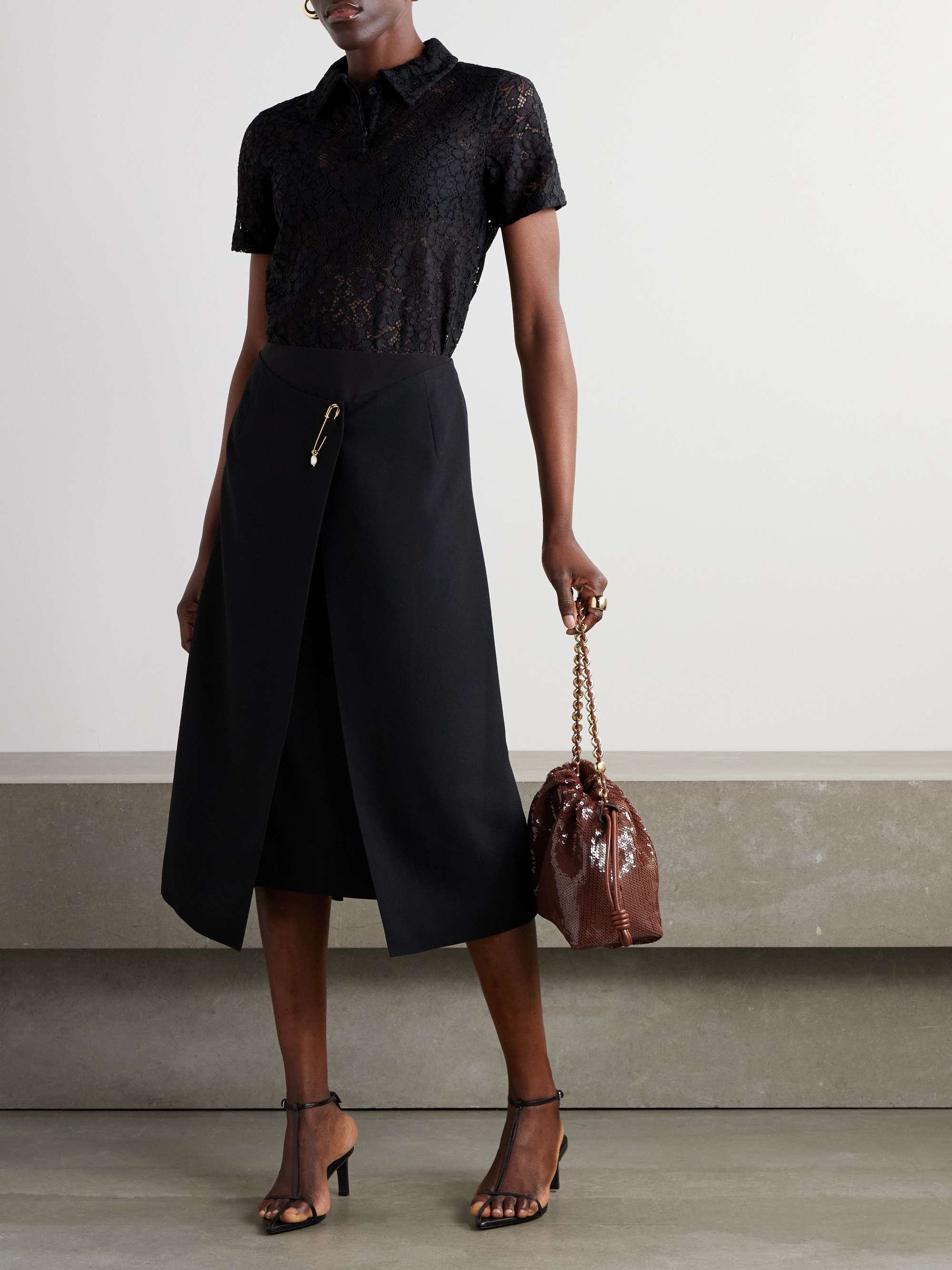 Kennedy corded lace top view