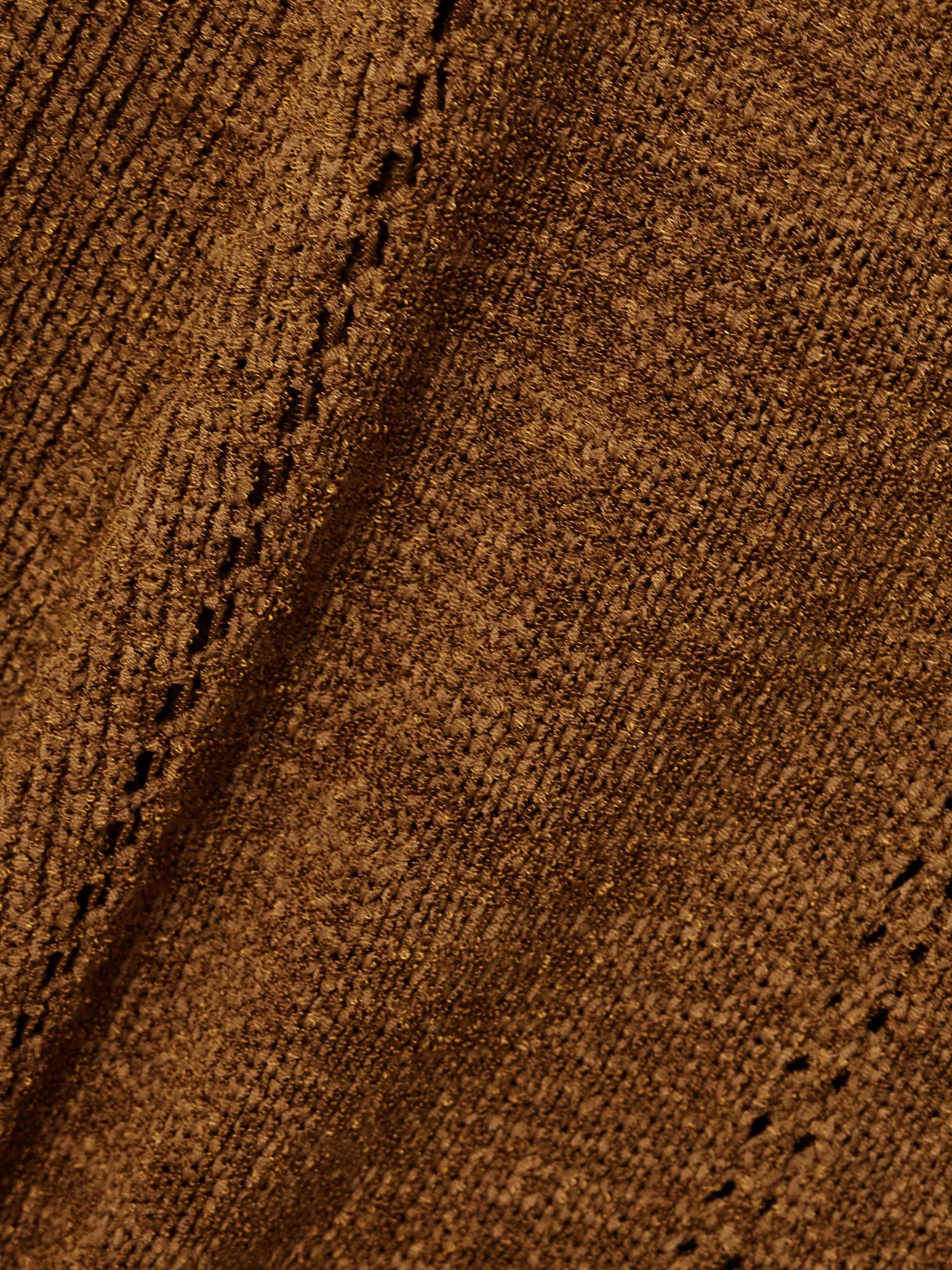 Suki pointelle-knit maxi dress view