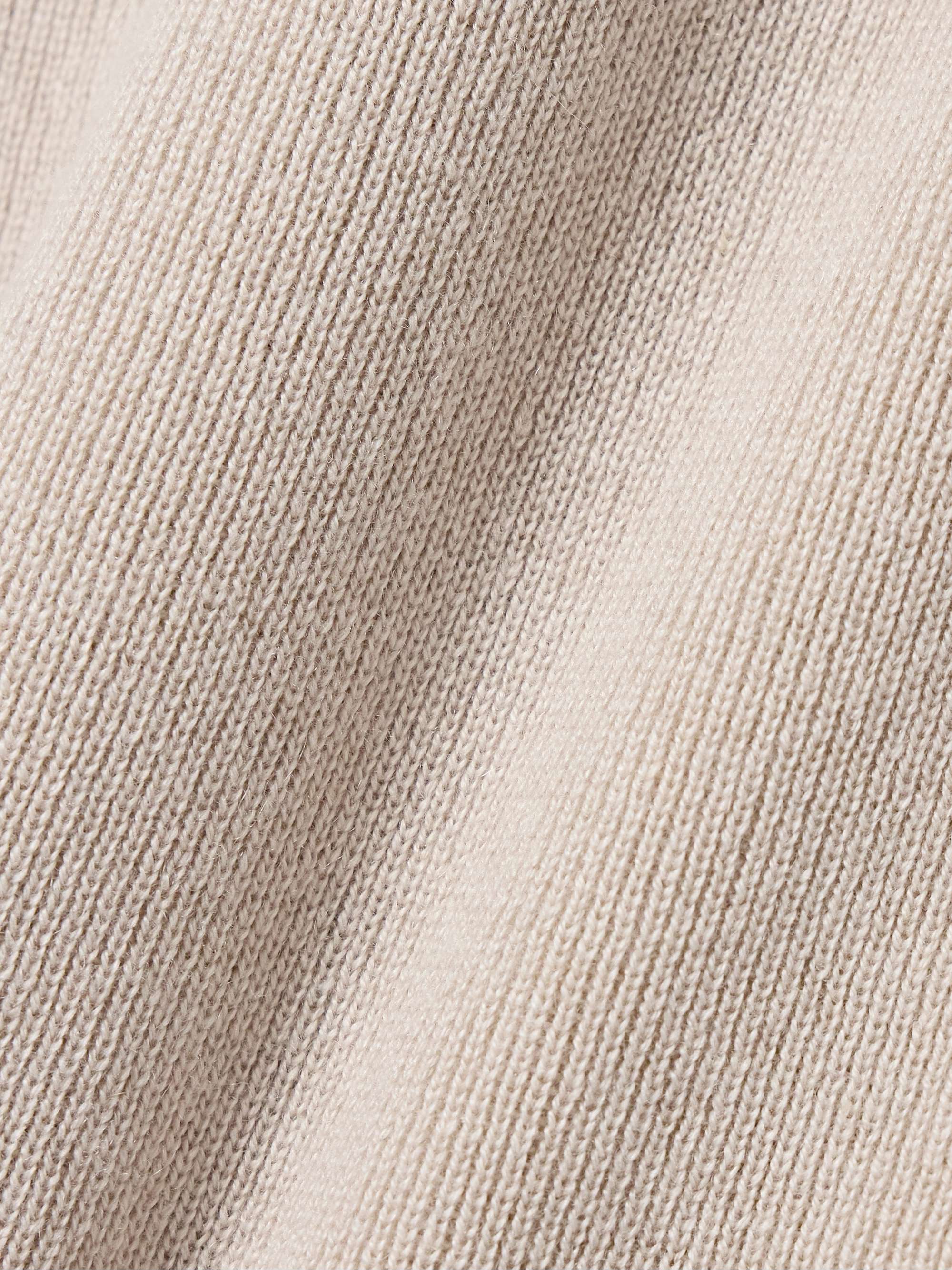 Delicash ribbed cashmere and silk-blend tank view
