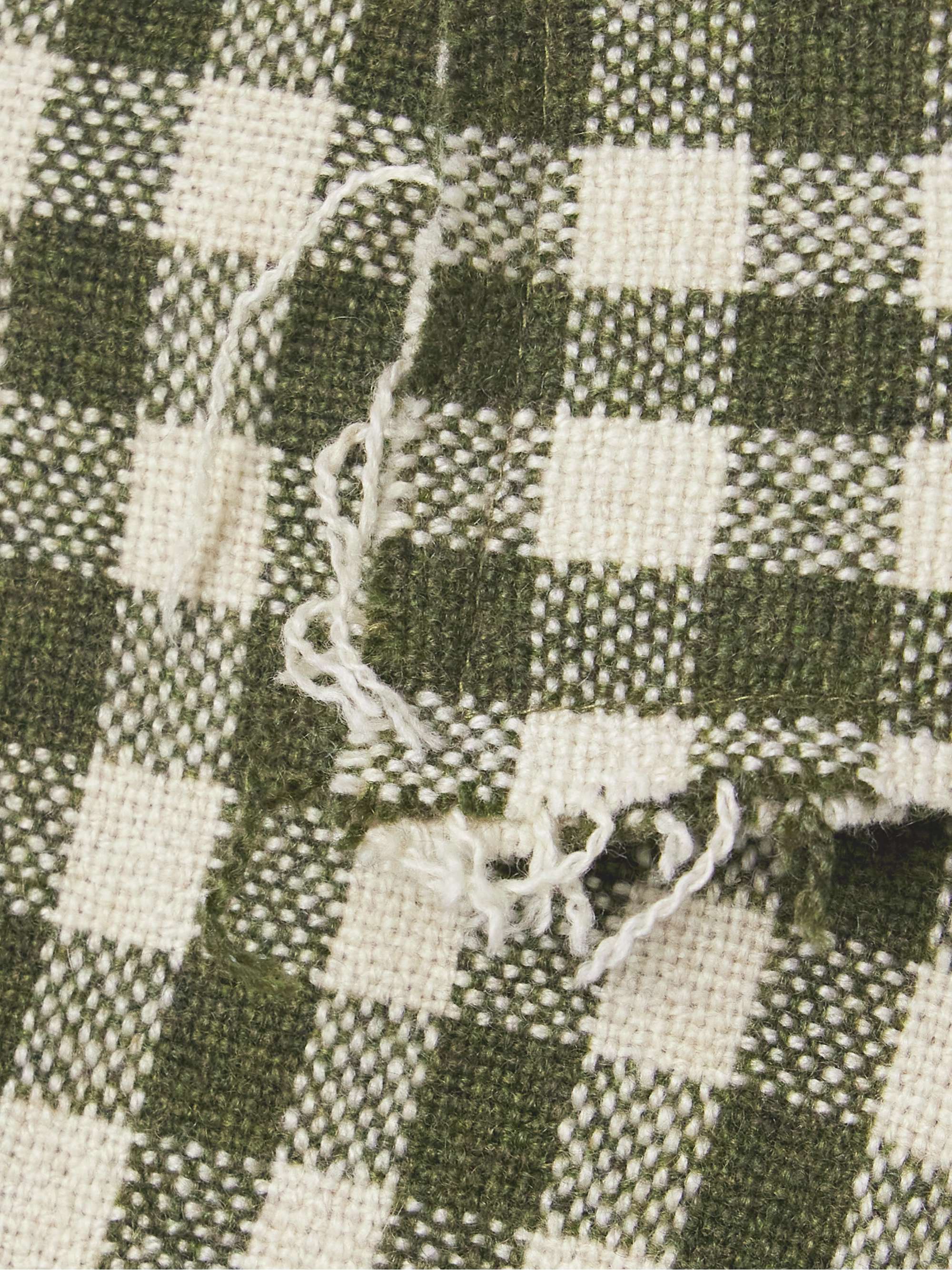 Decon gingham cashmere jacket view