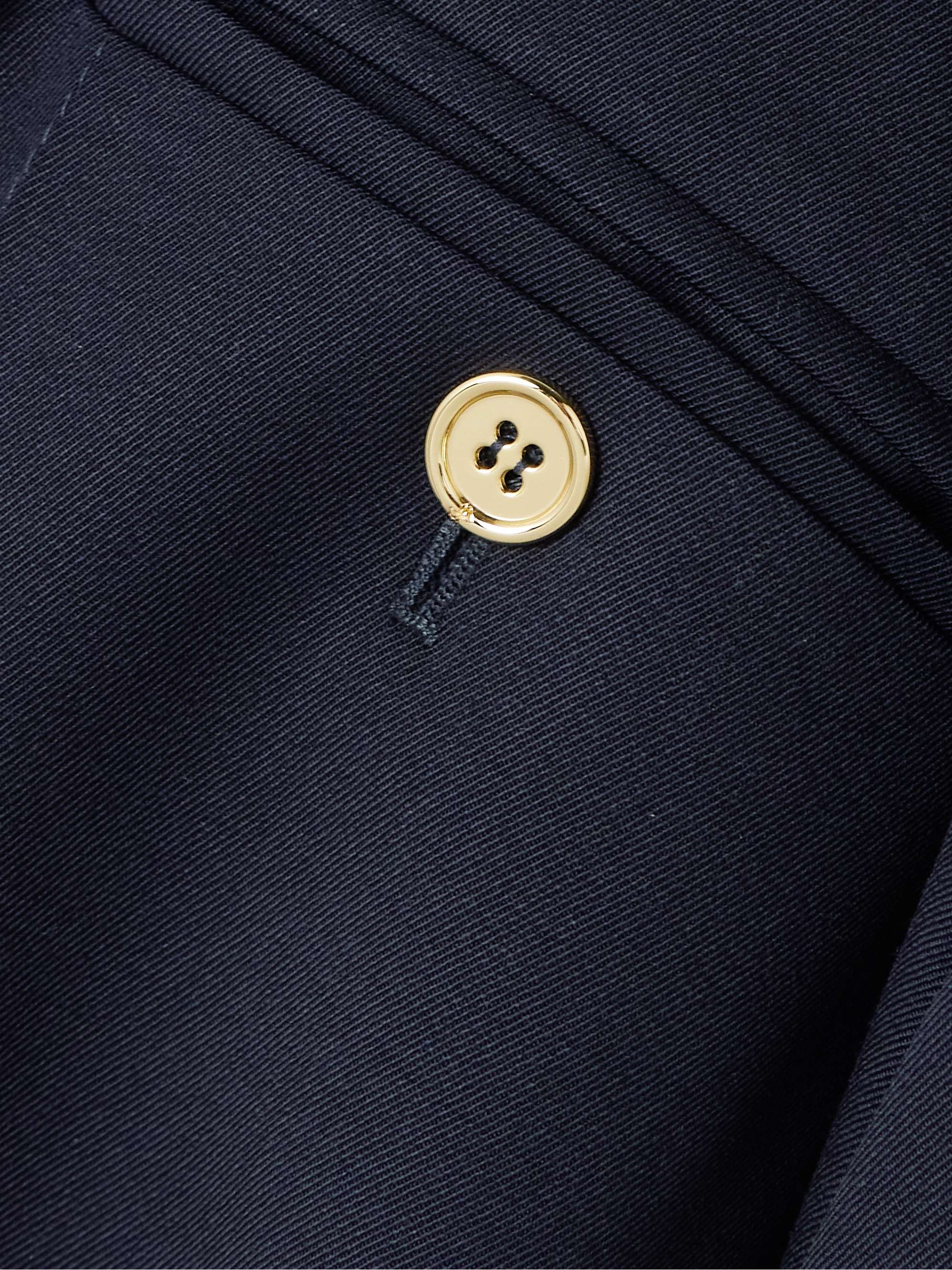Wool-blend twill straight-leg shorts view