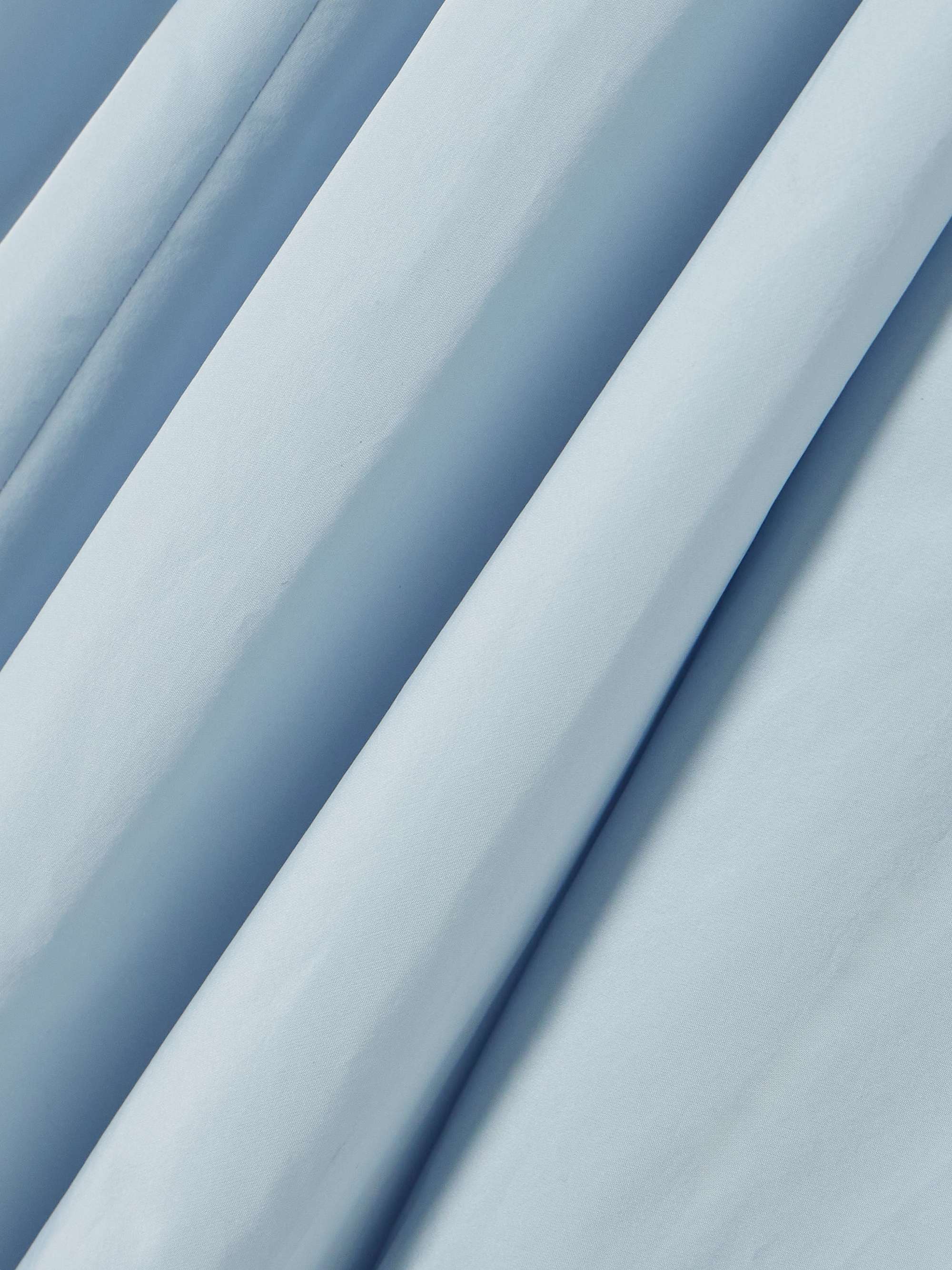 Pleated poplin halterneck midi dress view