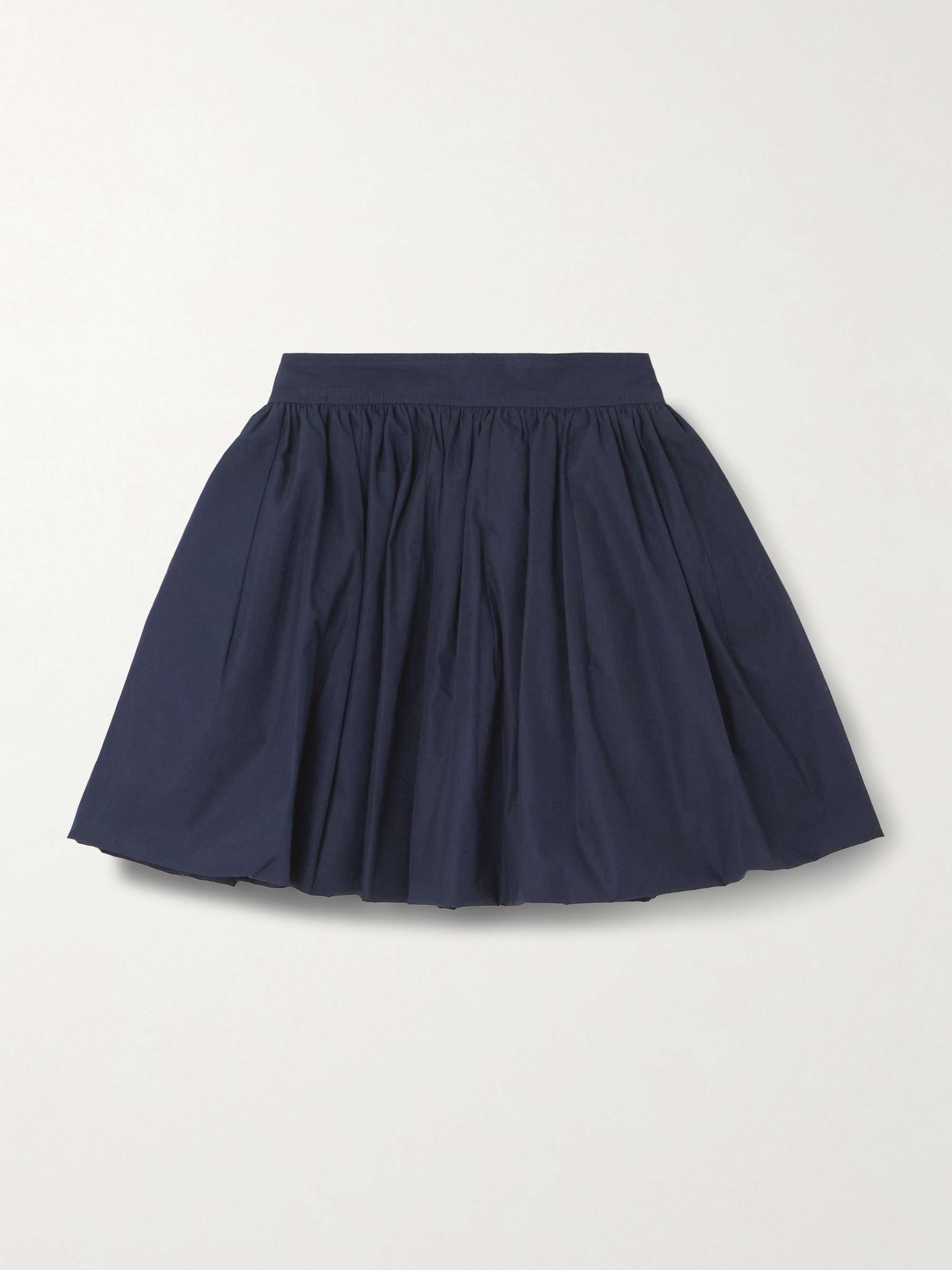 Cotton-poplin mini skirt view