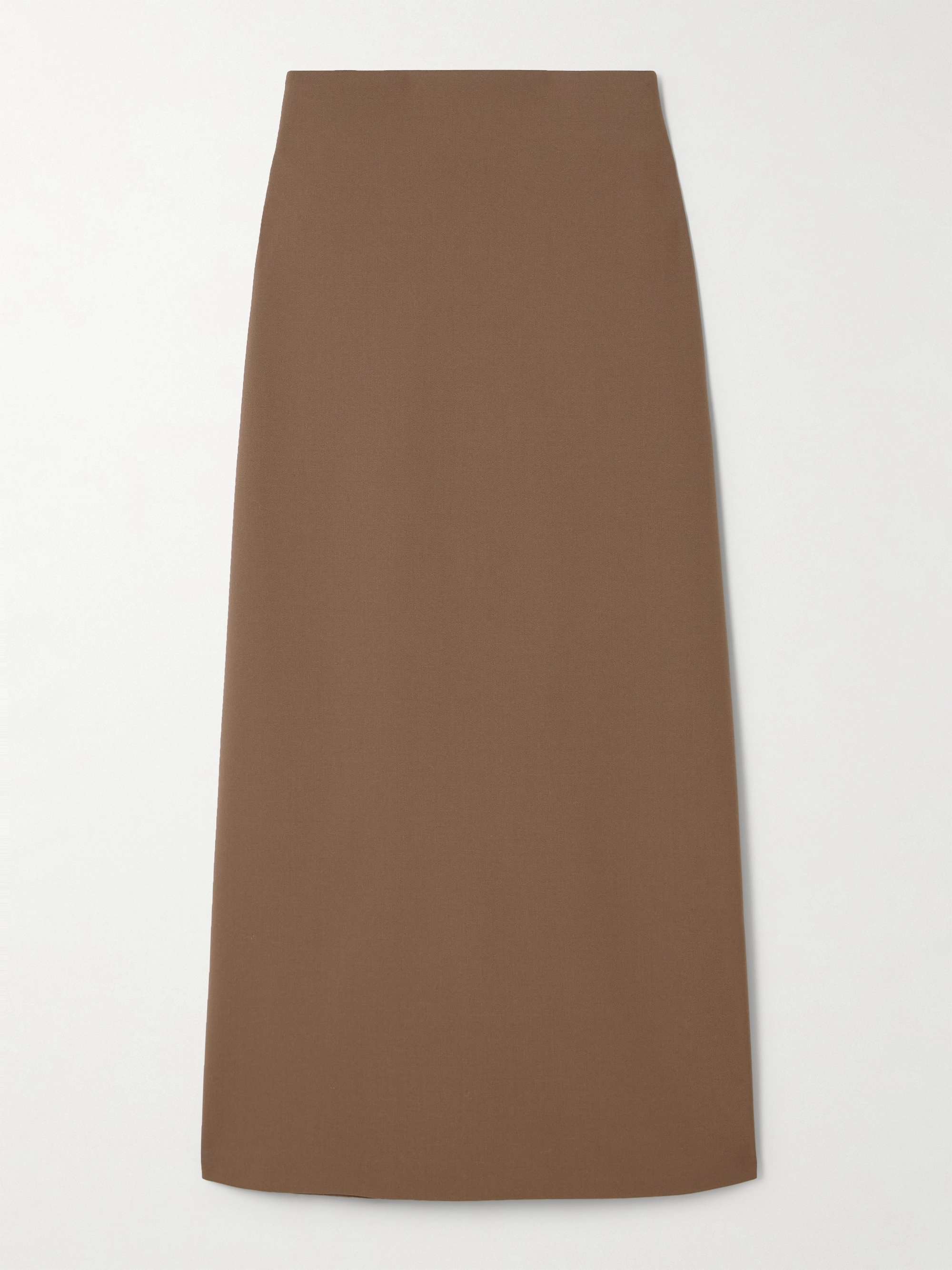 Samos stretch-wool twill maxi skirt view