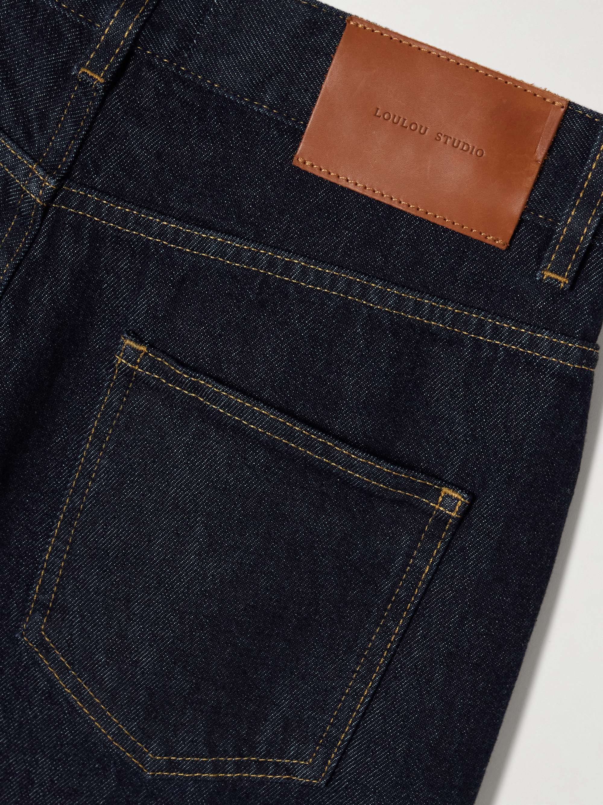 Samur high-rise straight-leg organic jeans view