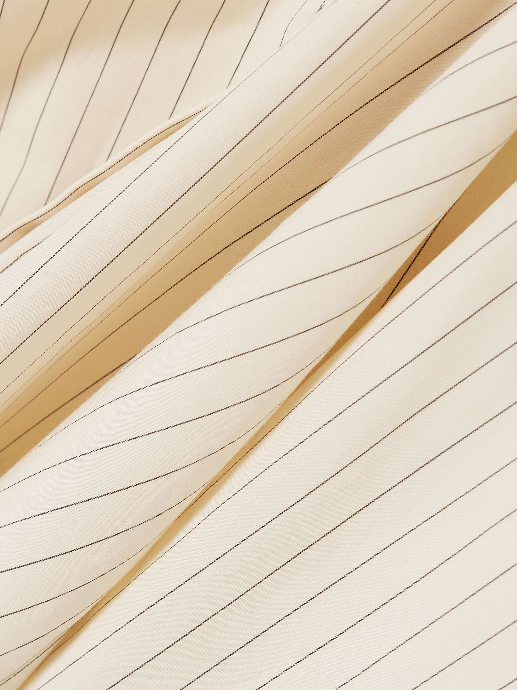 Alim pinstriped cotton-poplin shirt view