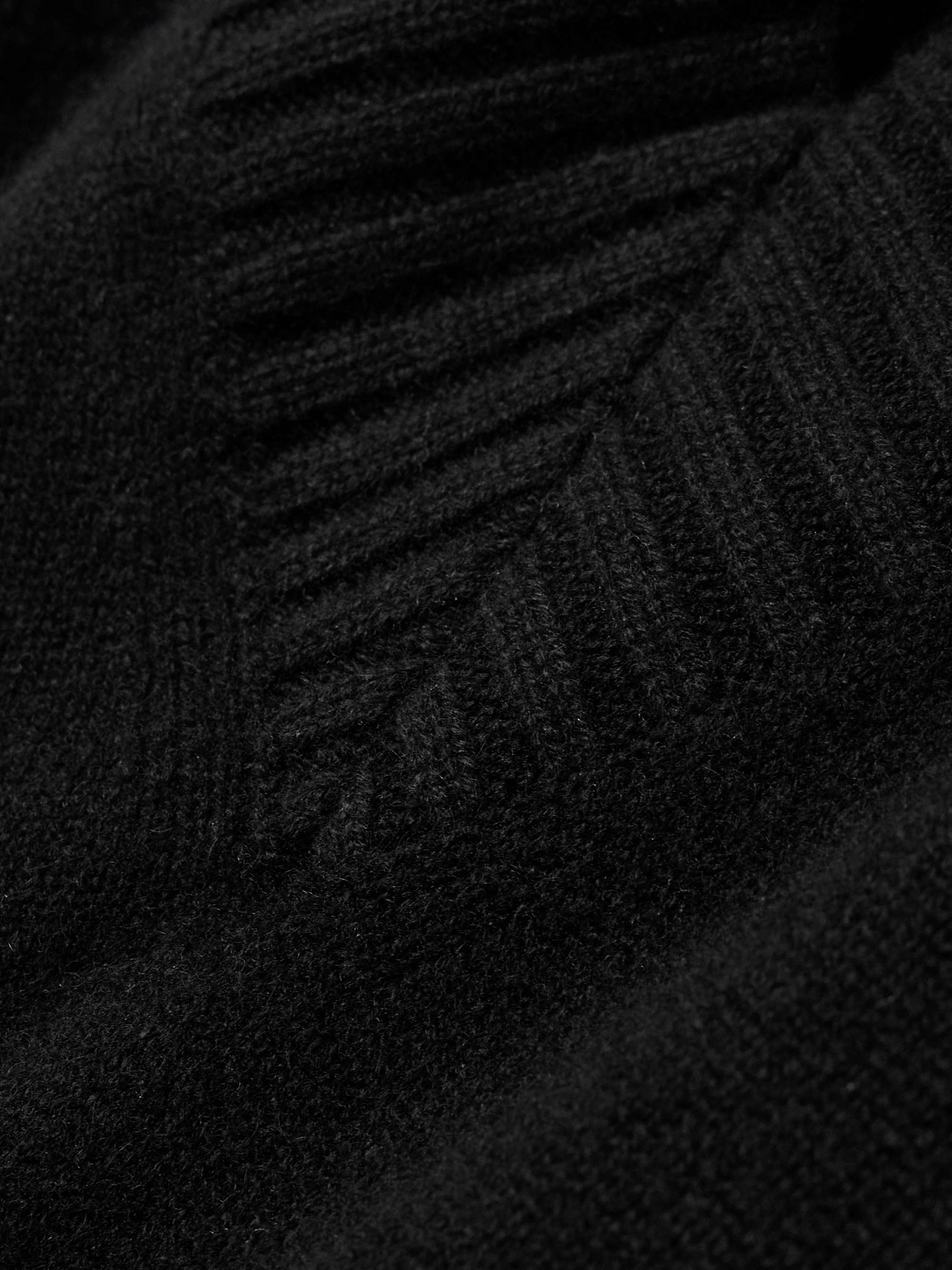 Sage cashmere sweater view