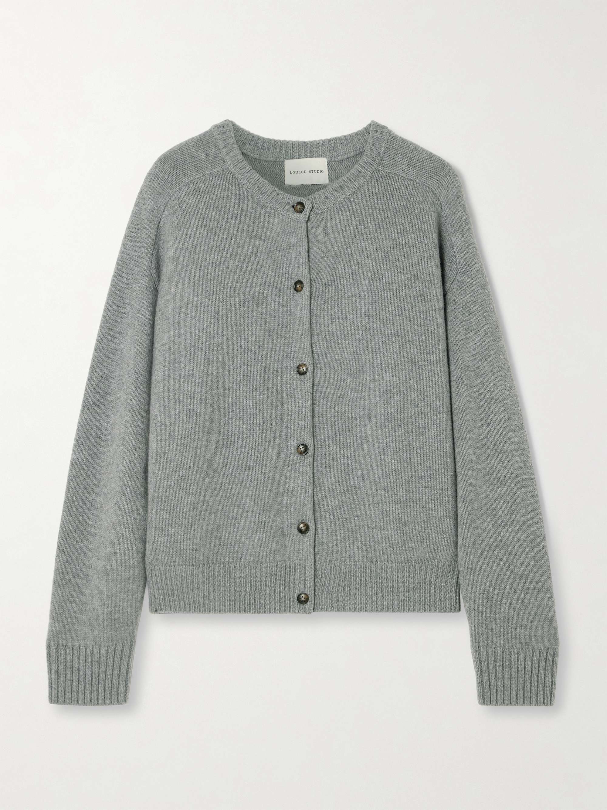 Aidar merino wool and cashmere-blend cardigan view