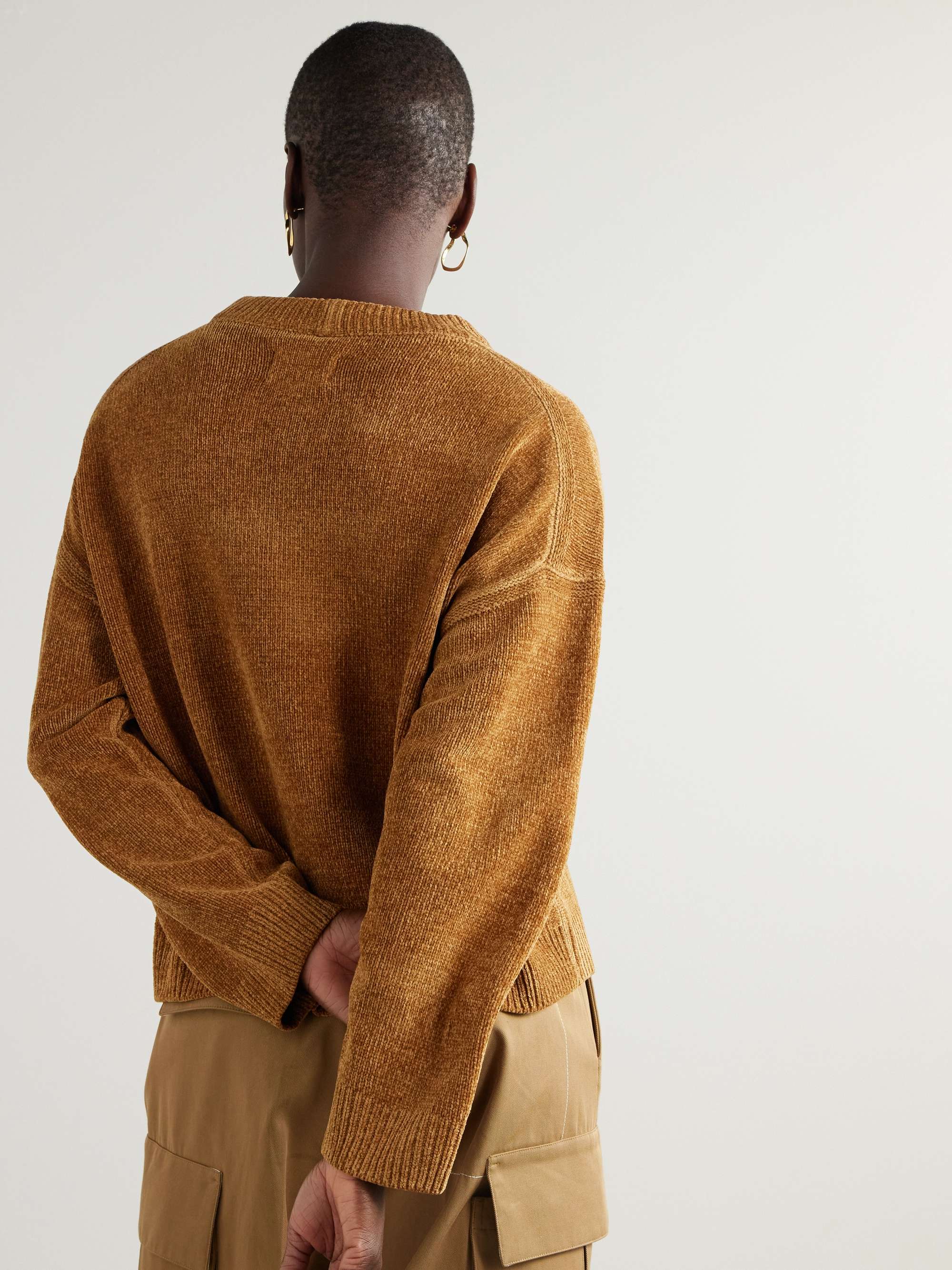 Rava silk-chenille sweater view