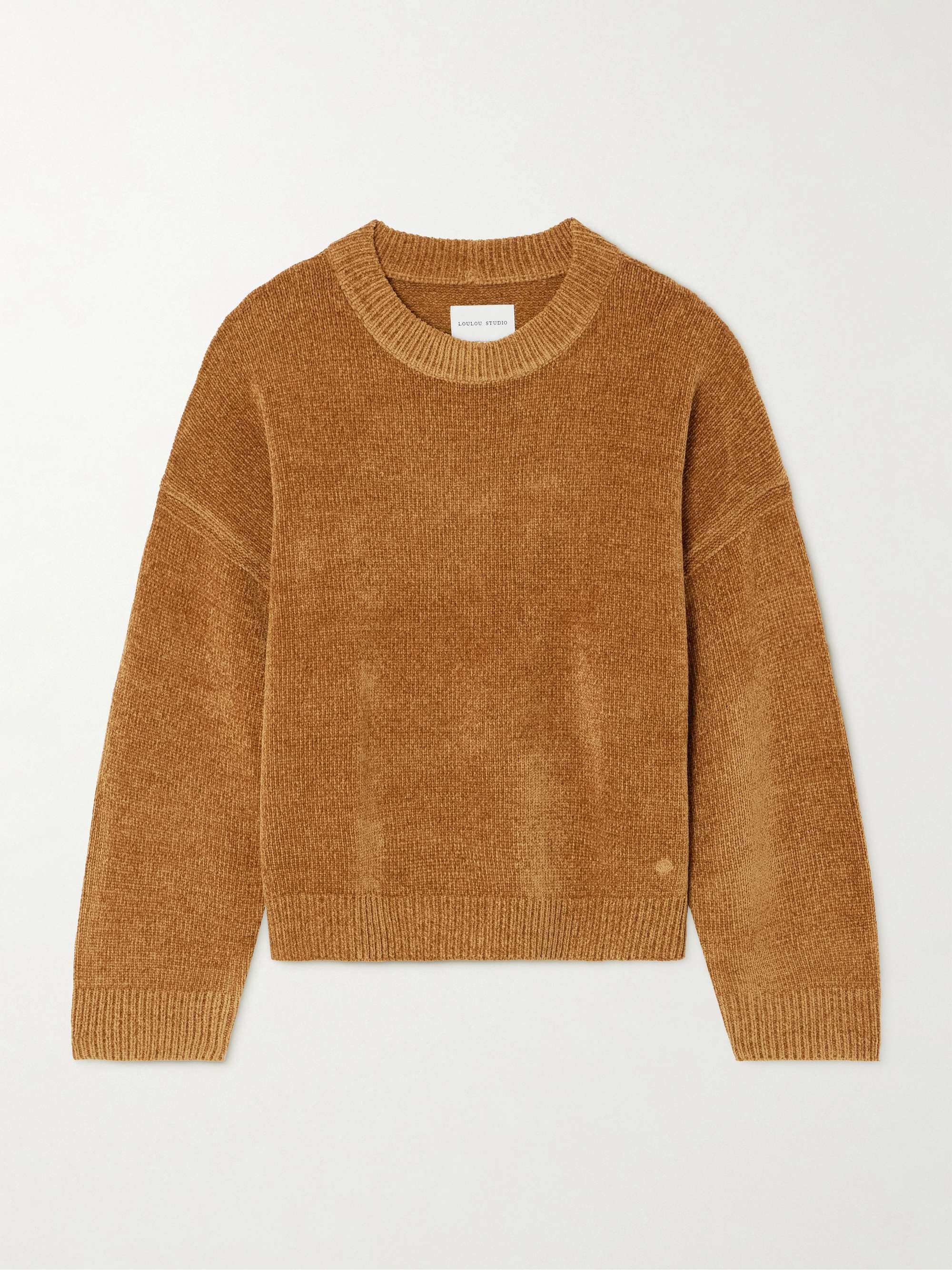 Rava silk-chenille sweater view