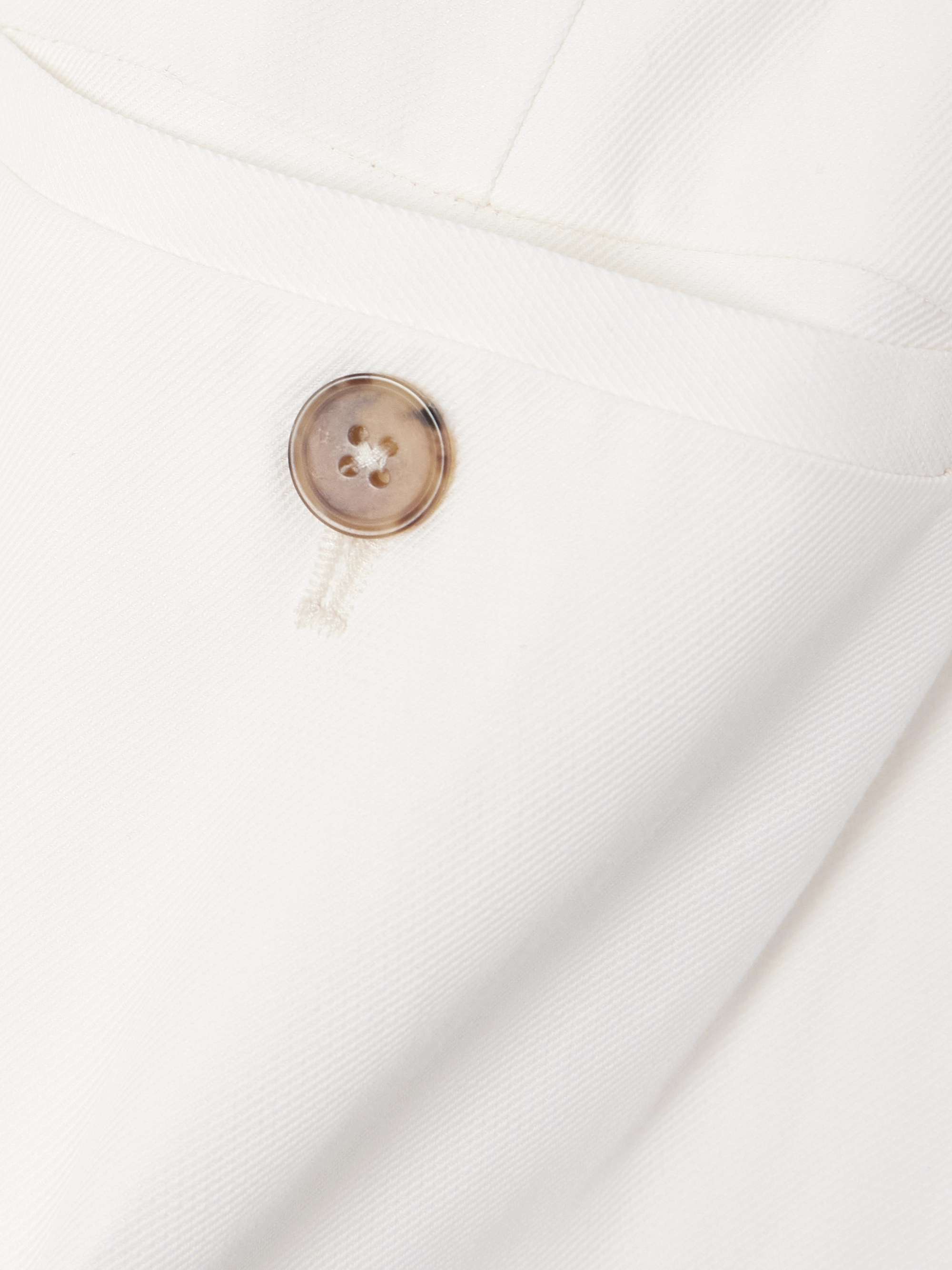 Takaroa pleated twill straight-leg pants view