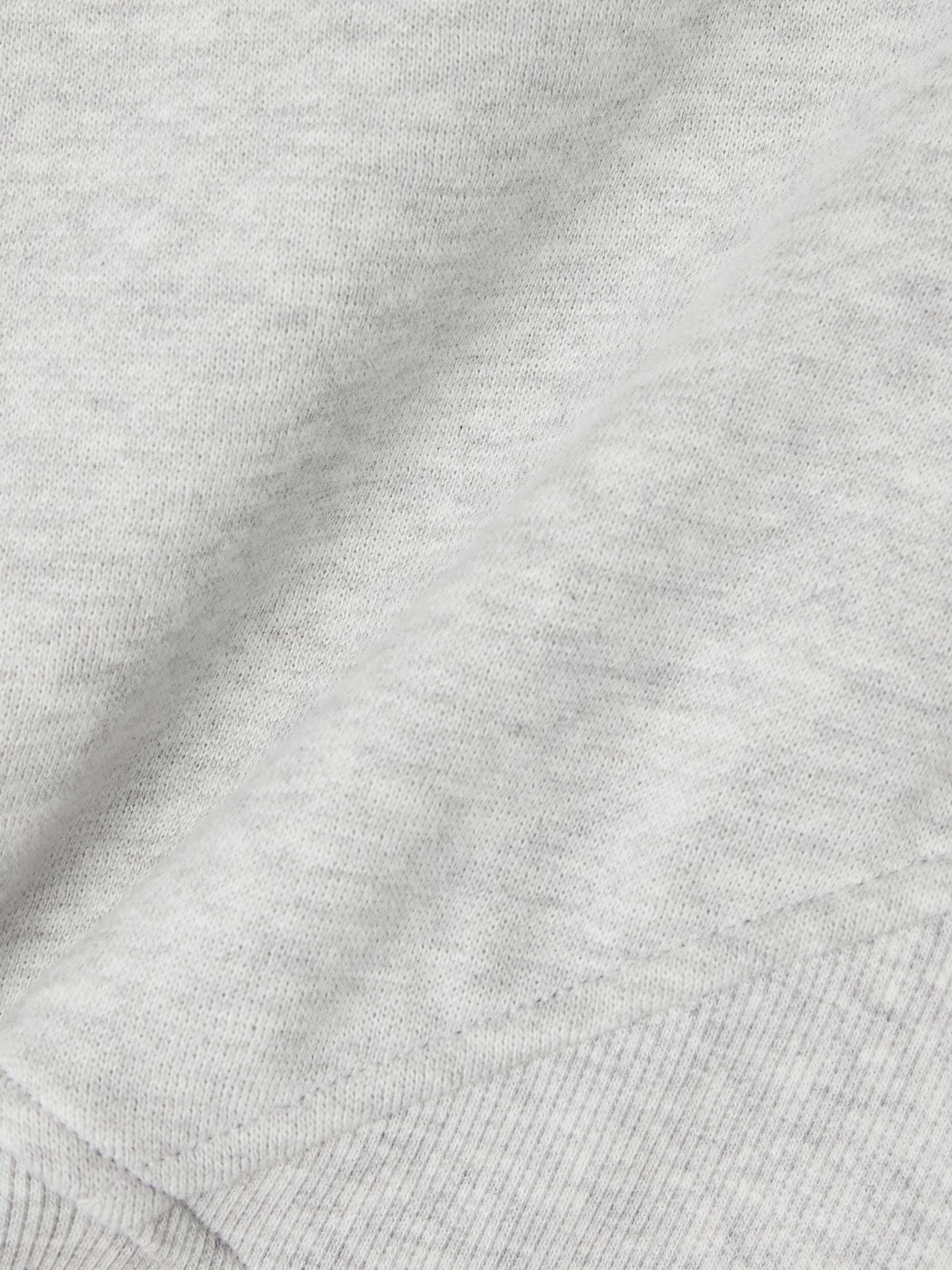 Scuba oversized cotton-blend jersey hoodie view