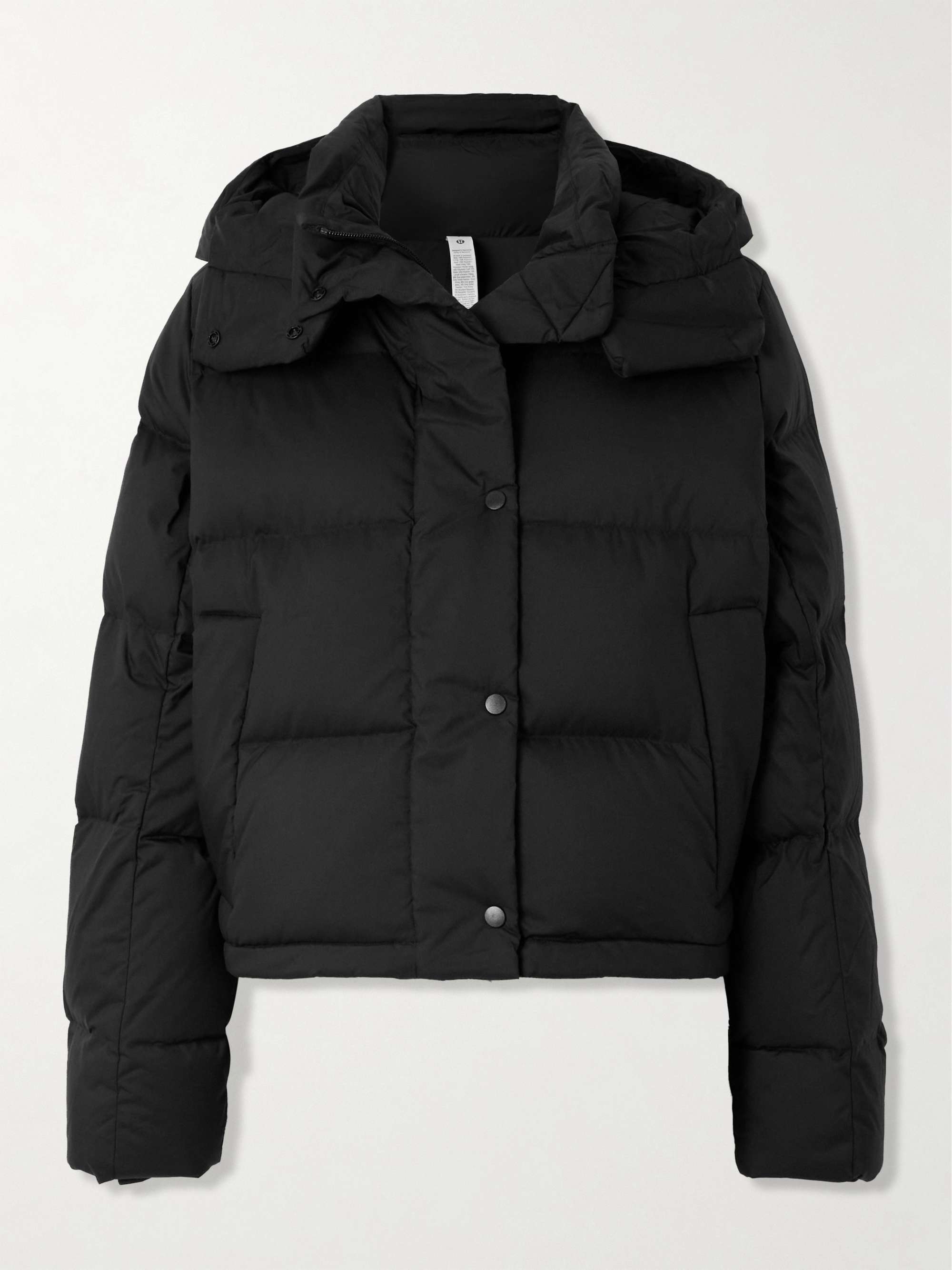 Wunder Puff hooded quilted recycled-SoftMatte™ down jacket view