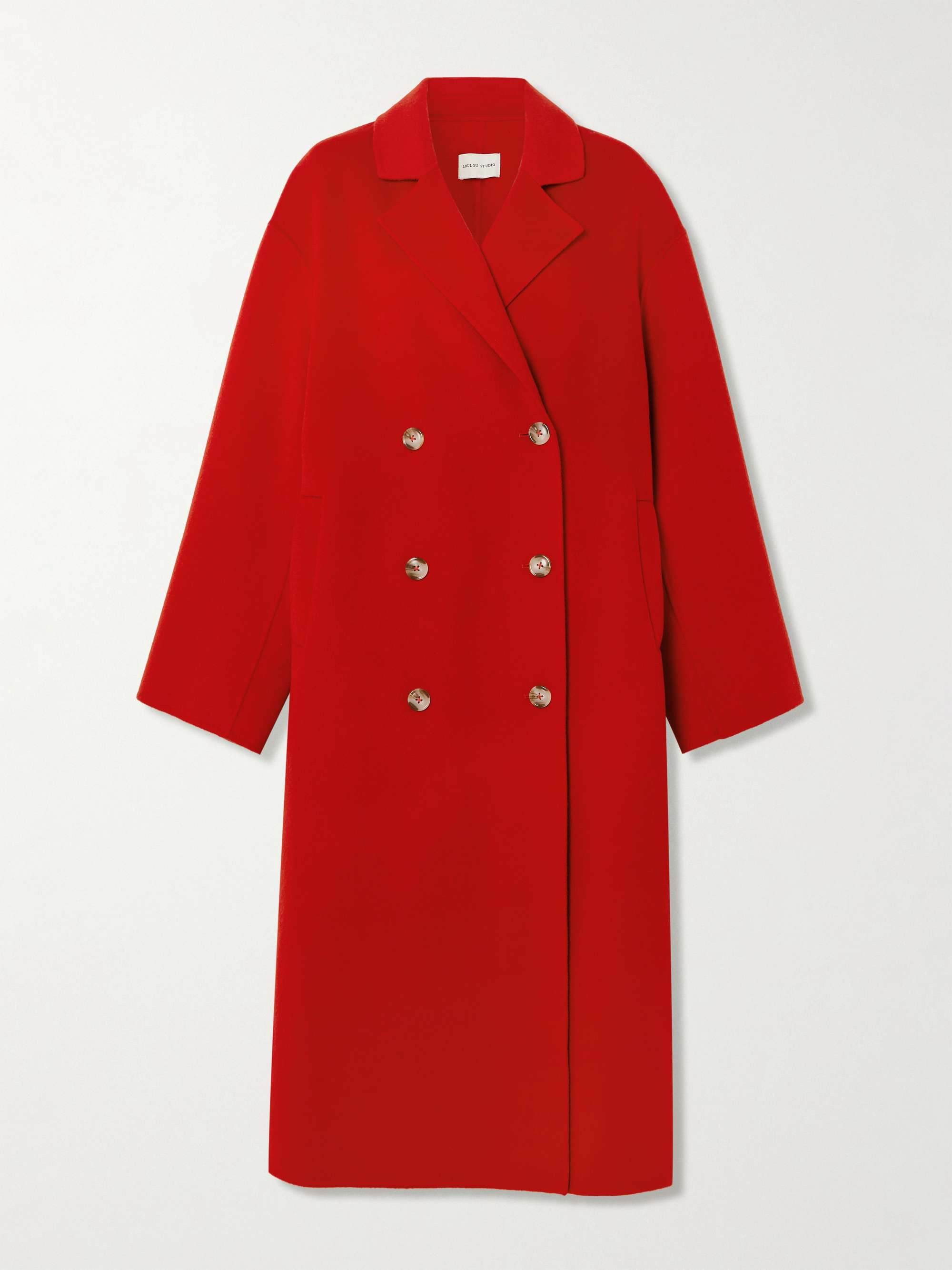 Borneo double-breasted wool and cashmere-blend coat view