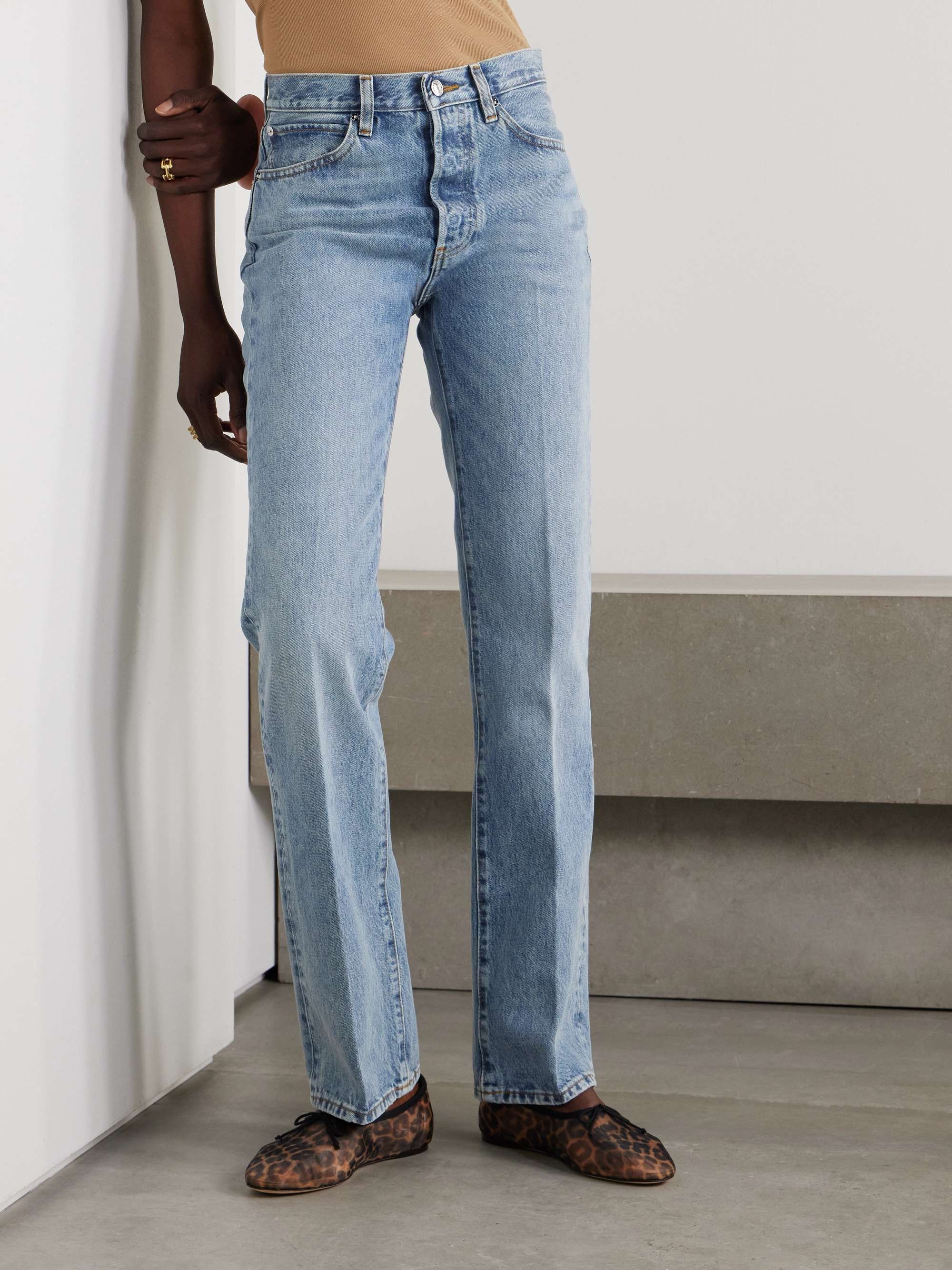The Vertical straight-leg jeans view