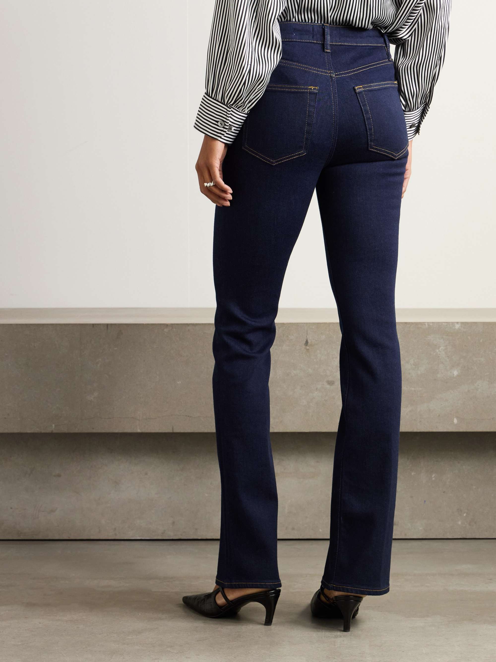 Reboot Super stretch high-rise bootcut jeans view