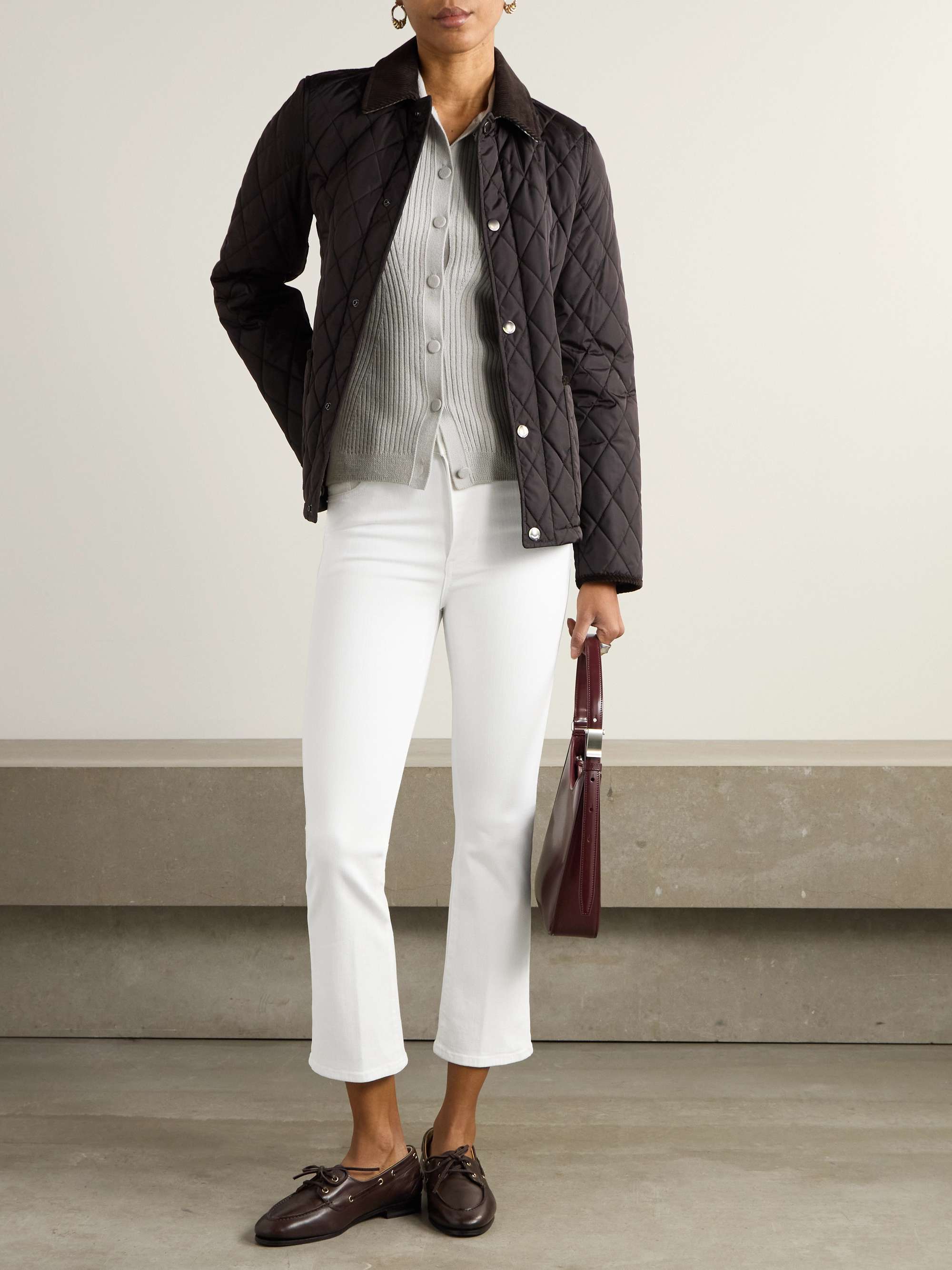Reboot Crop stretch high-rise flared recycled jeans view