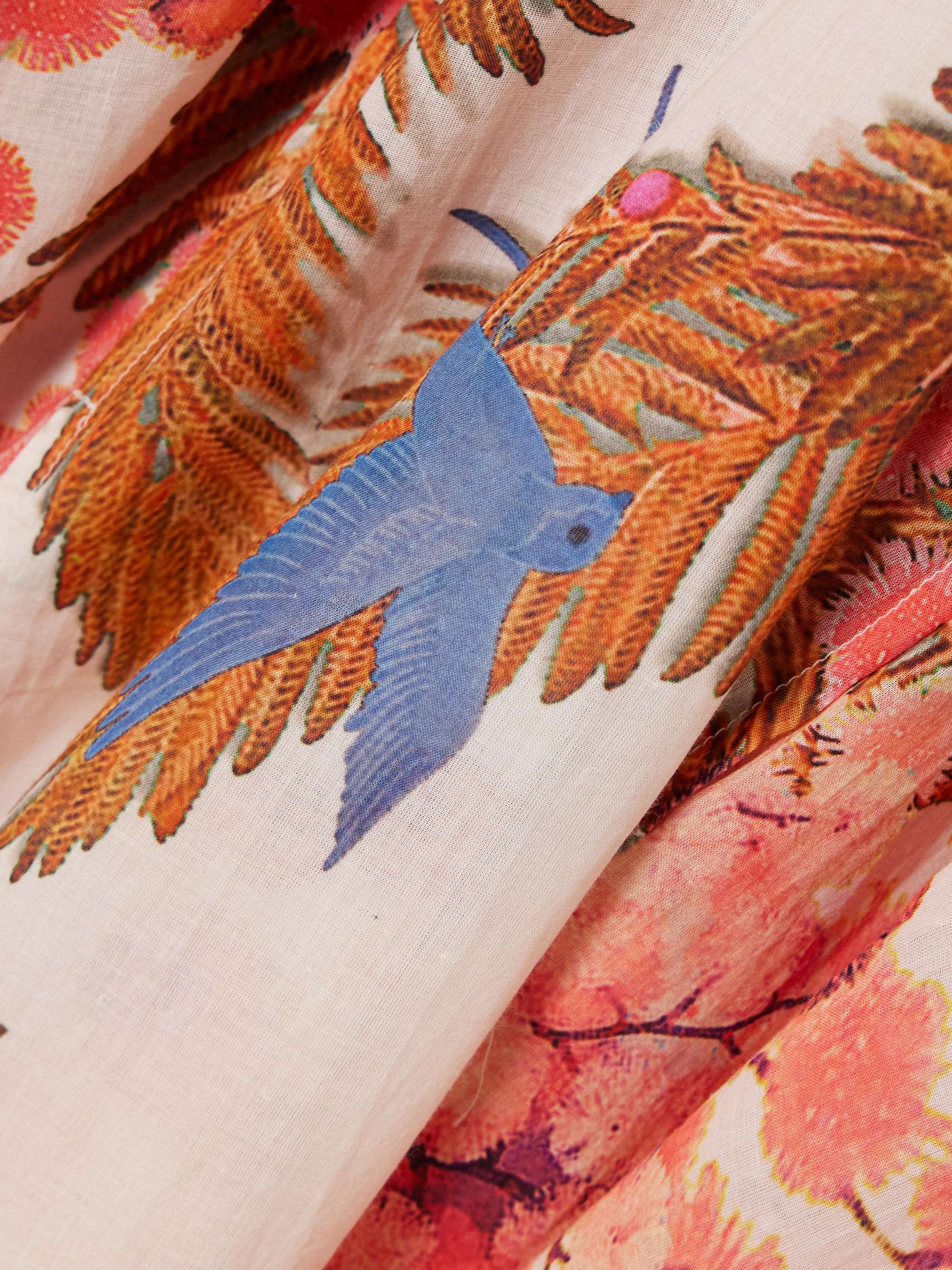 Rachel printed cotton-voile kaftan view