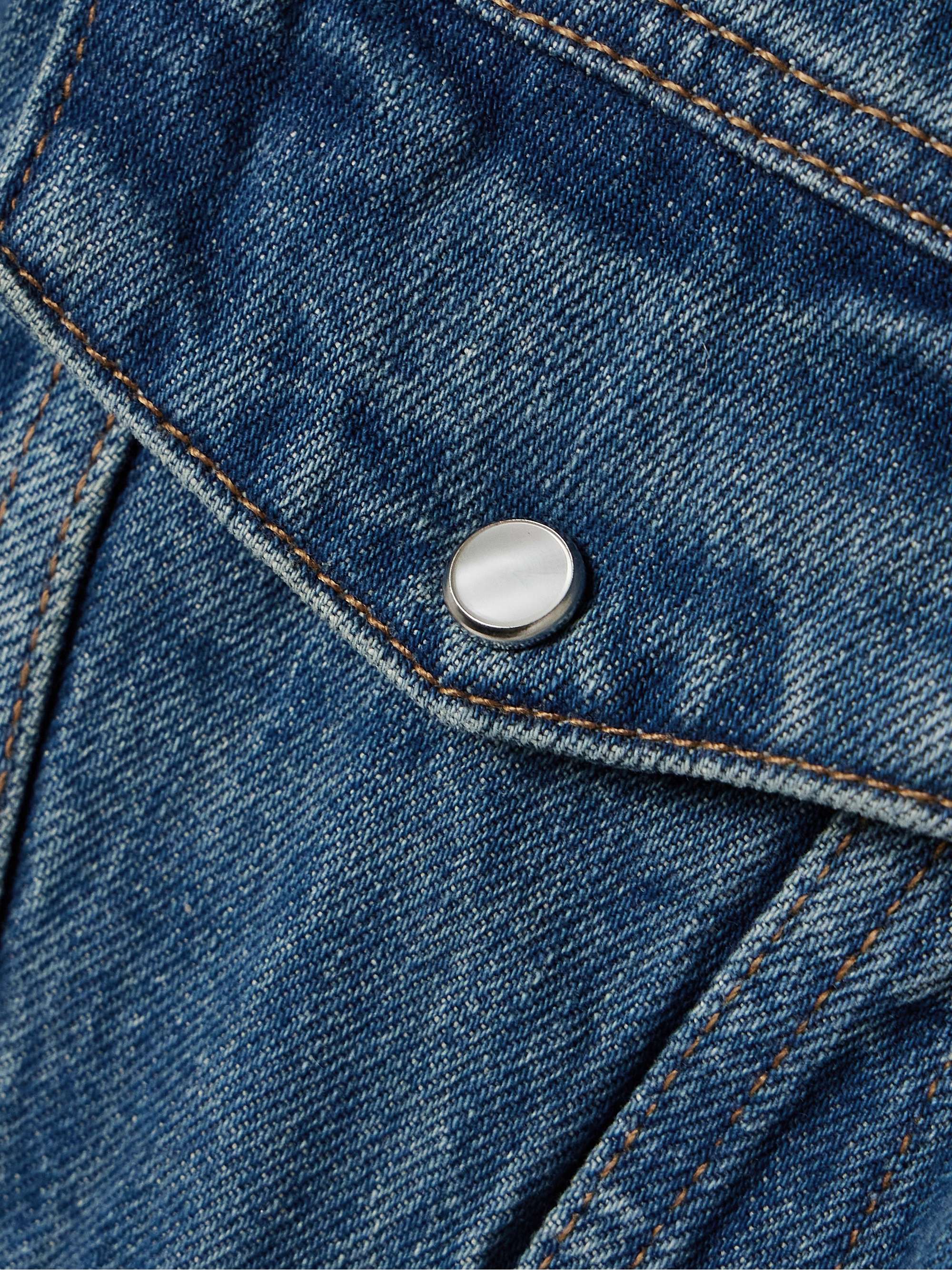 Contour denim jacket view