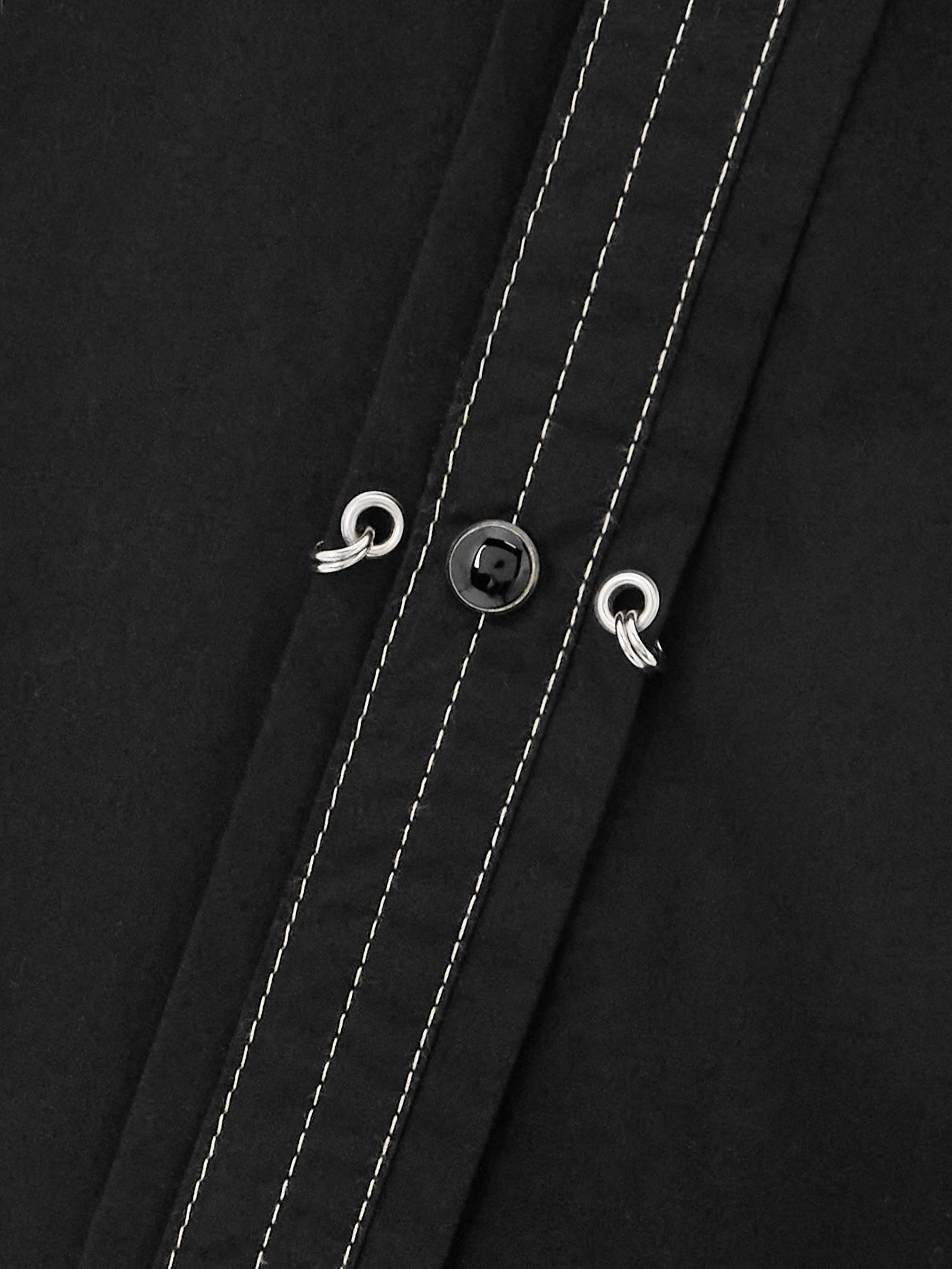 Embellished cotton shirt view