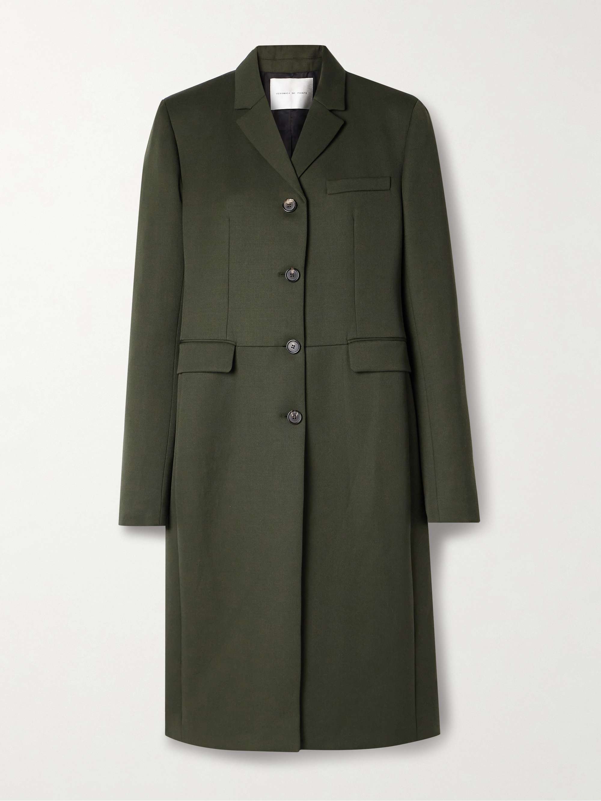 Manon grain de poudre wool and cashmere-blend coat view