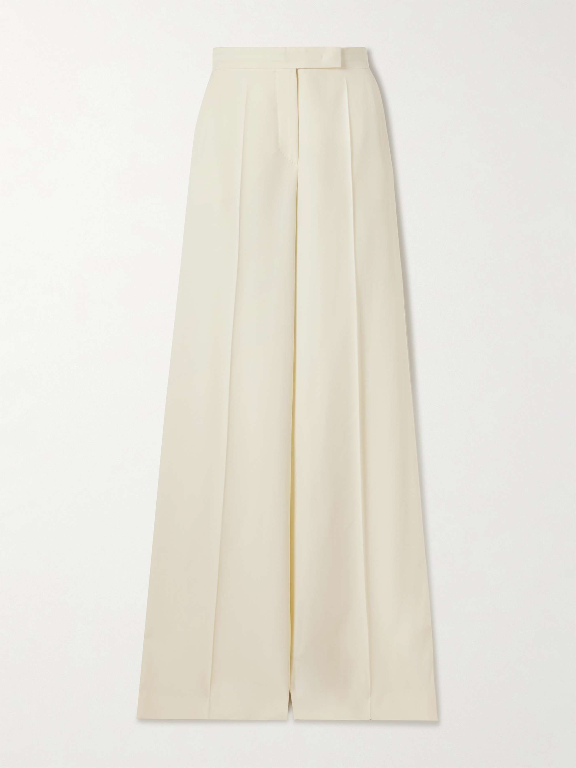 Ninfa wool-twill wide-leg pants view