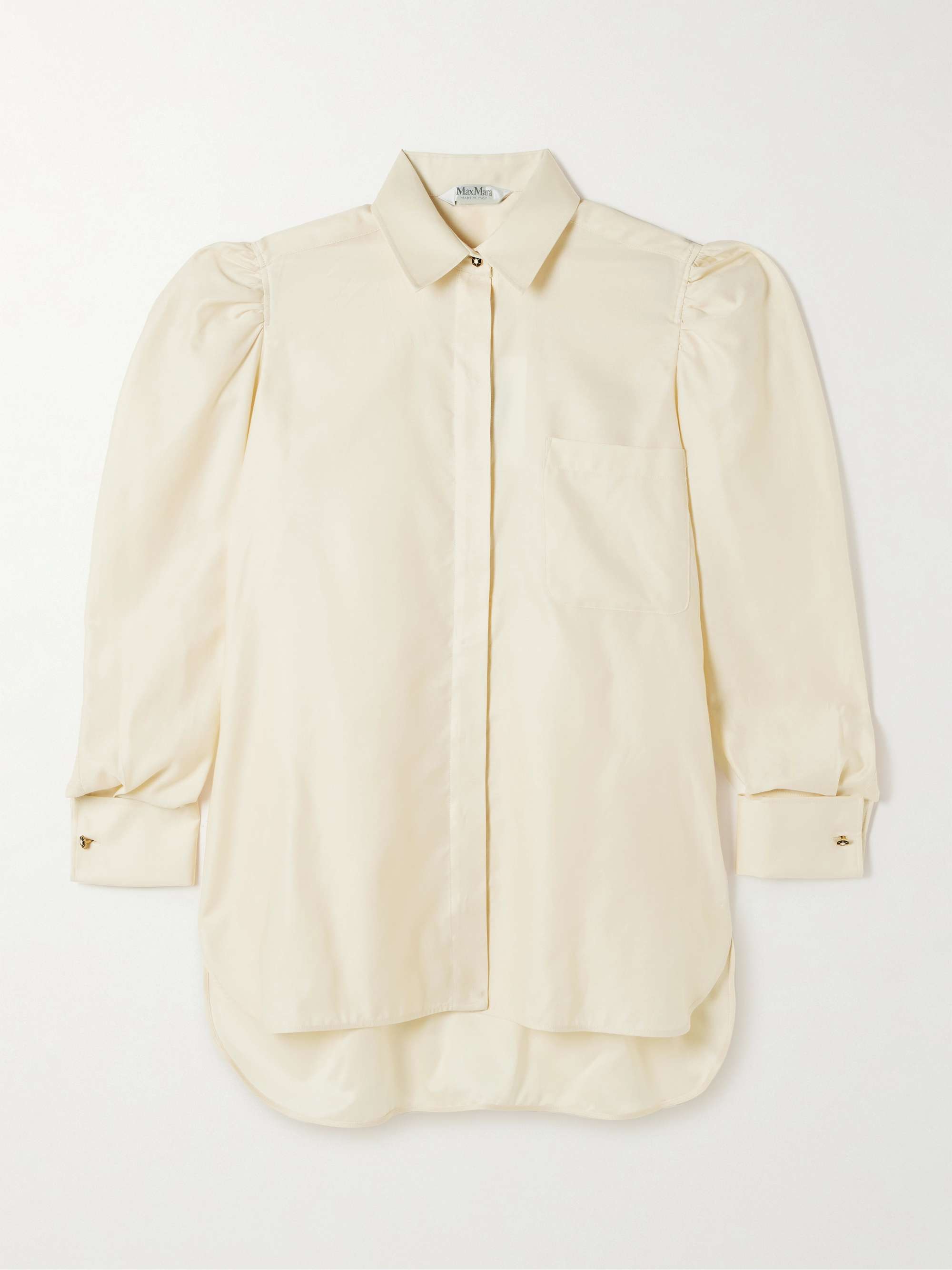 Faraday gathered cotton shirt view