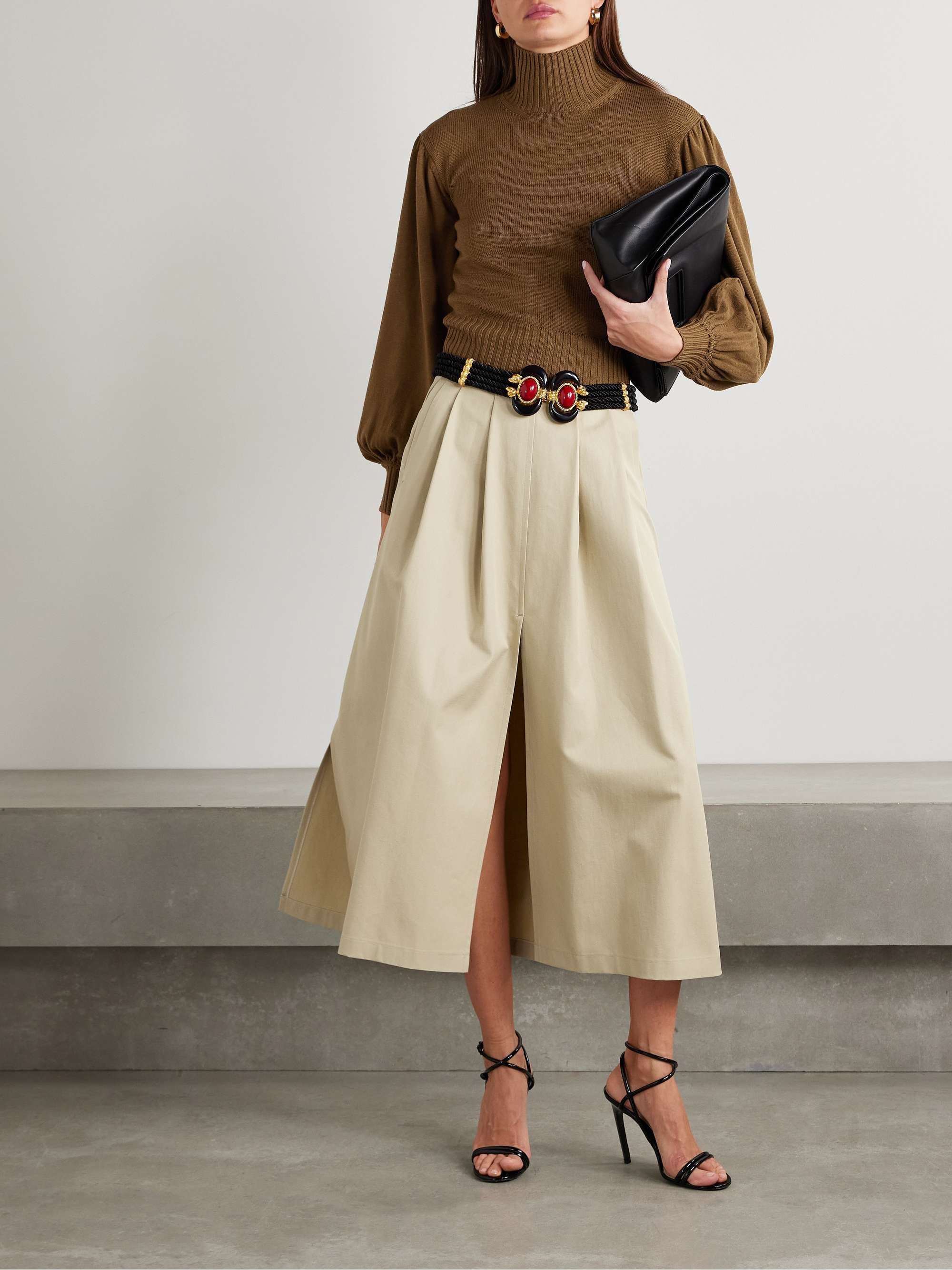 Wool turtleneck sweater view