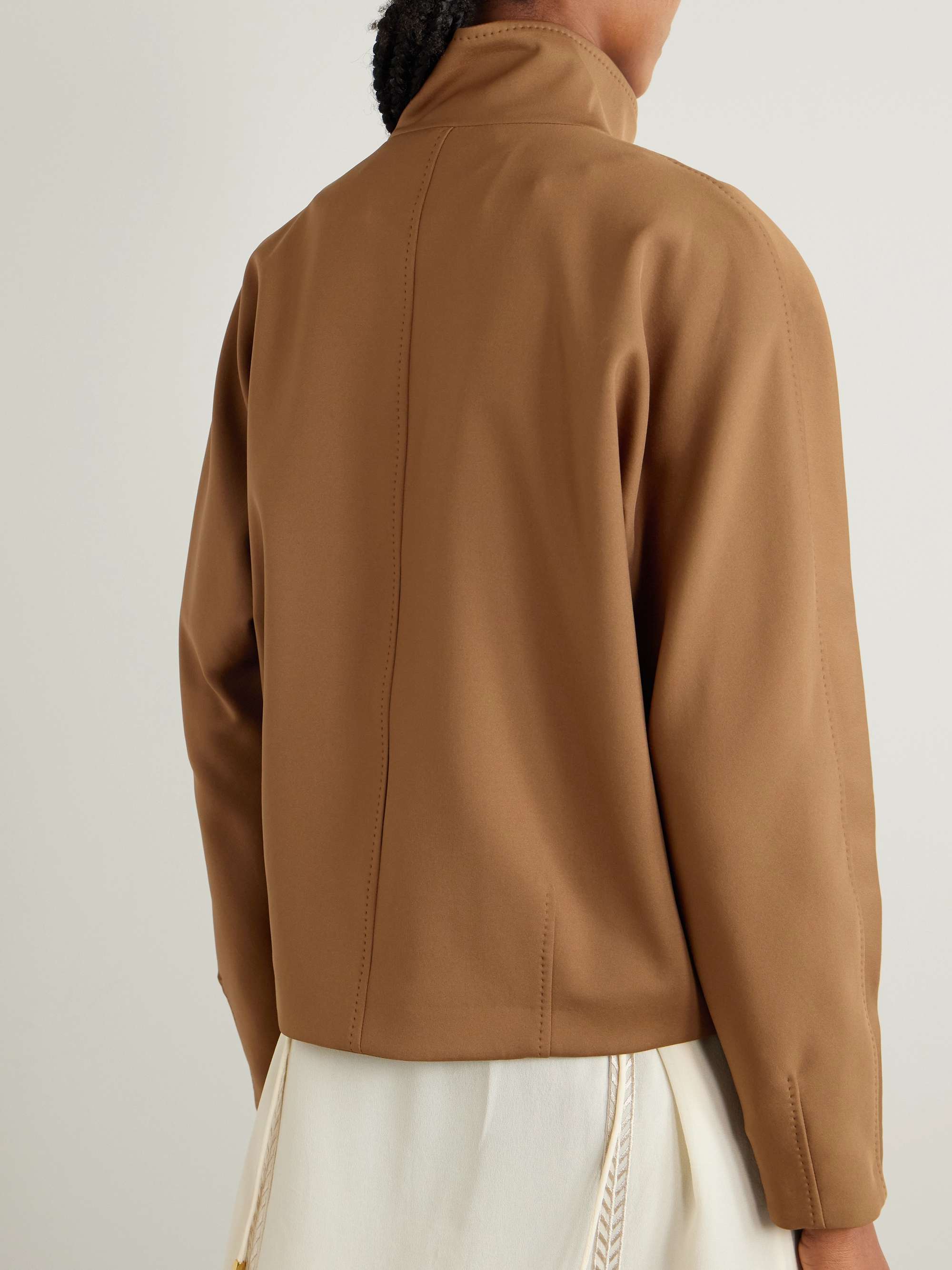 Jersey bomber jacket view