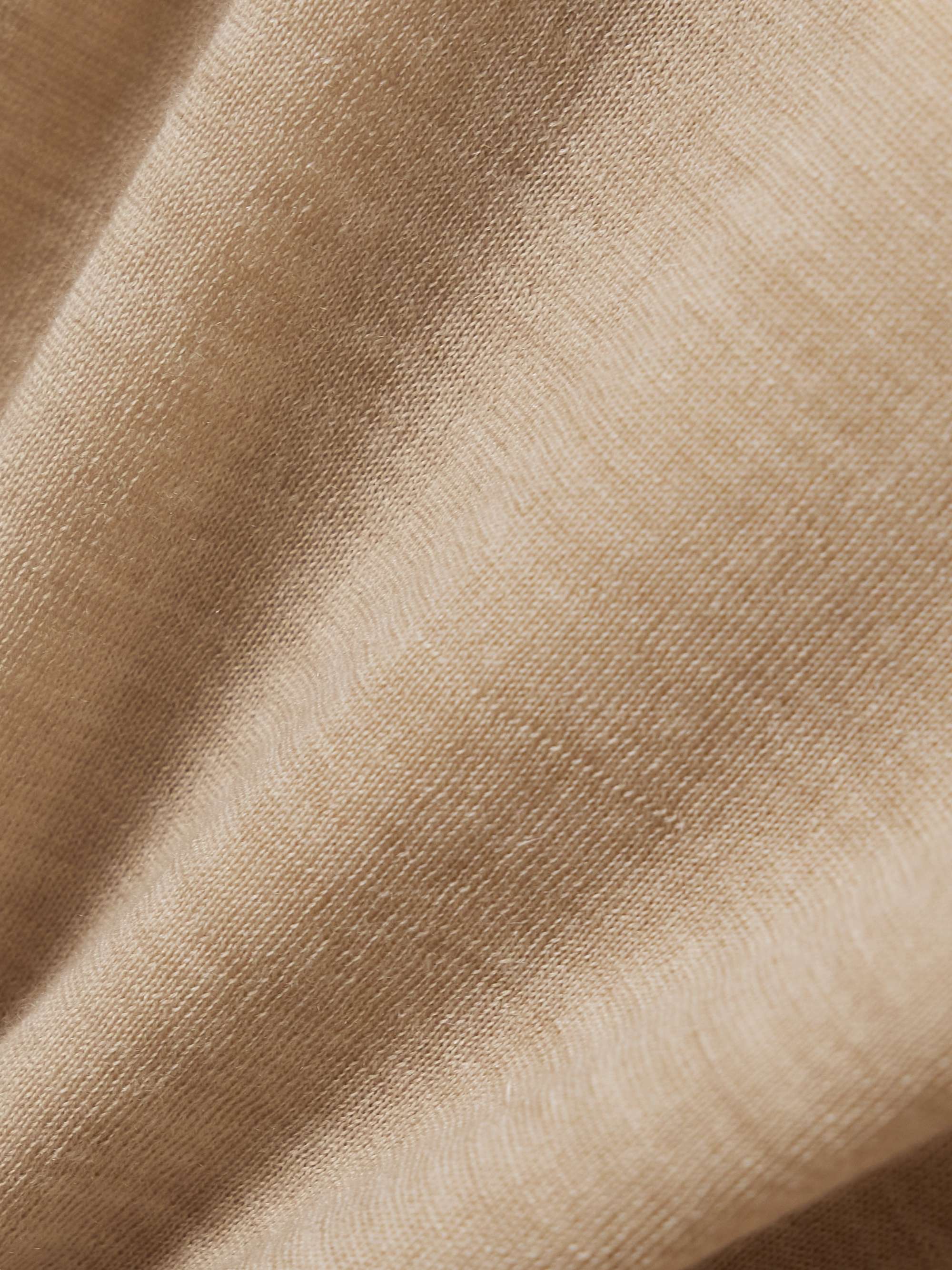 Novella ruched cashmere-blend top view