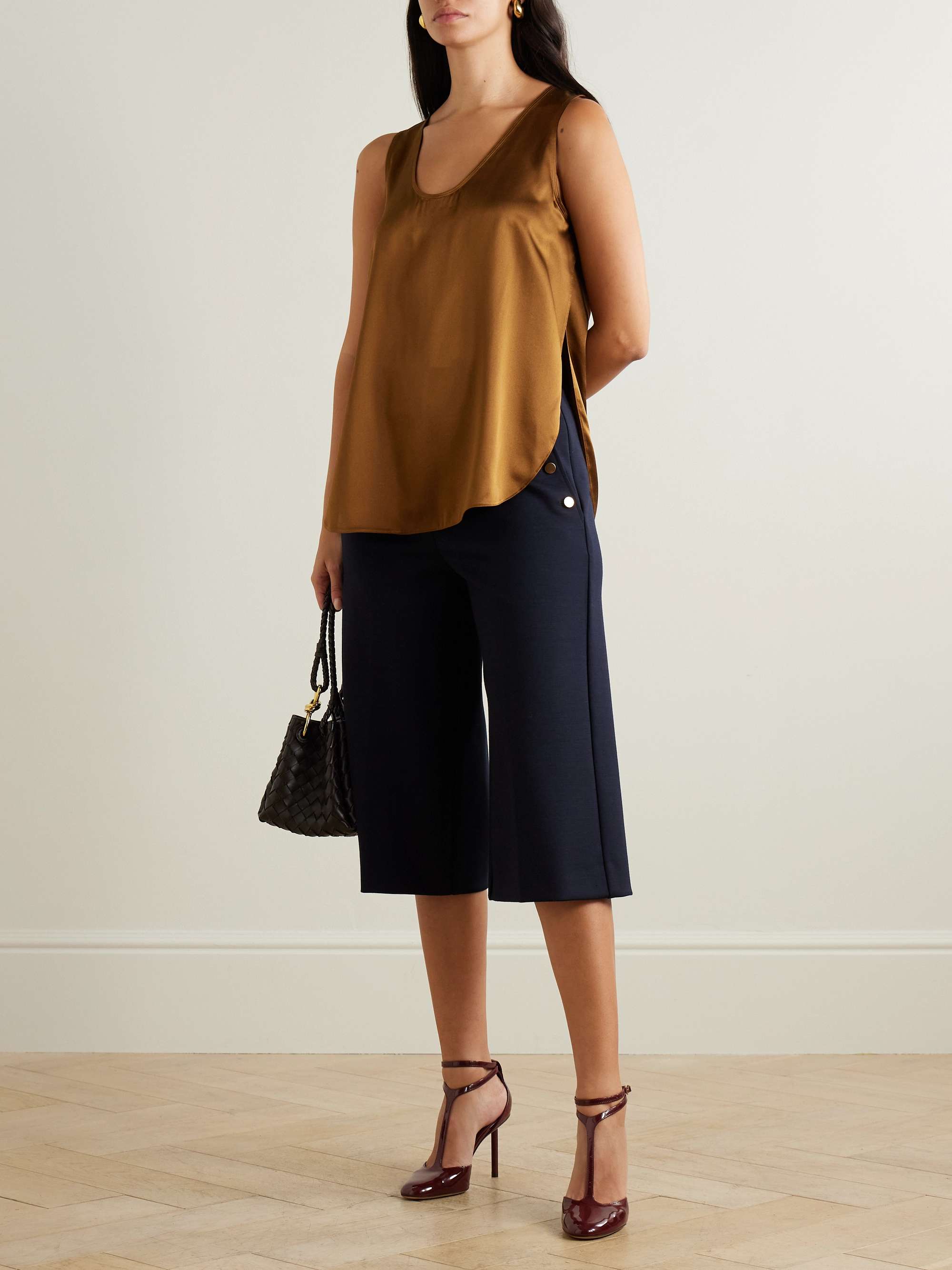 Silk-satin camisole view