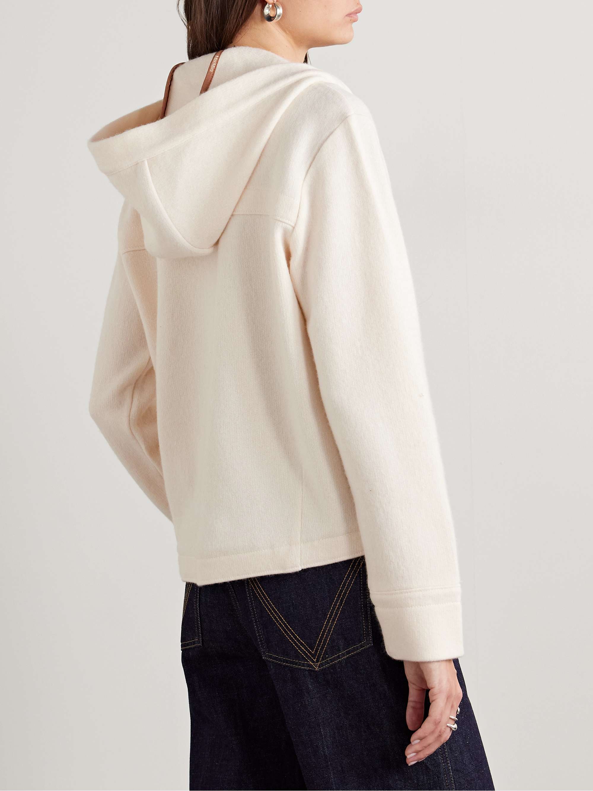 Abilita wool and cashmere-blend hoodie view
