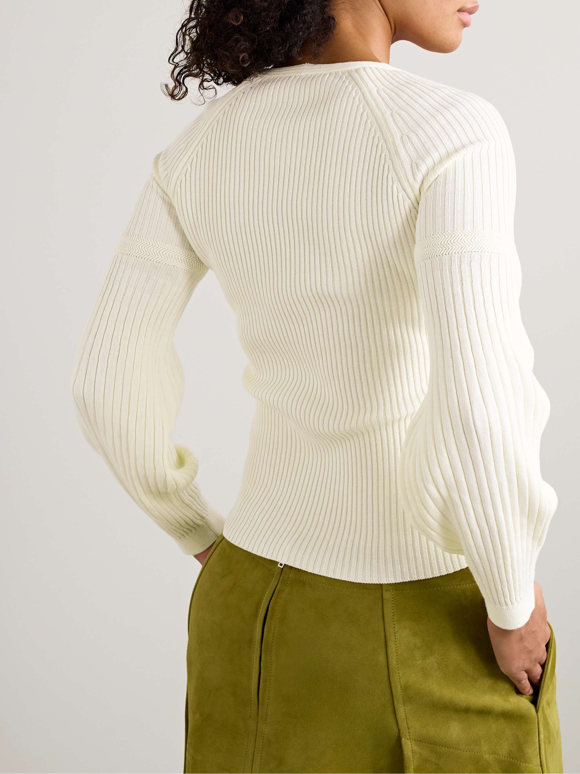 Gioiosa ribbed cotton sweater view