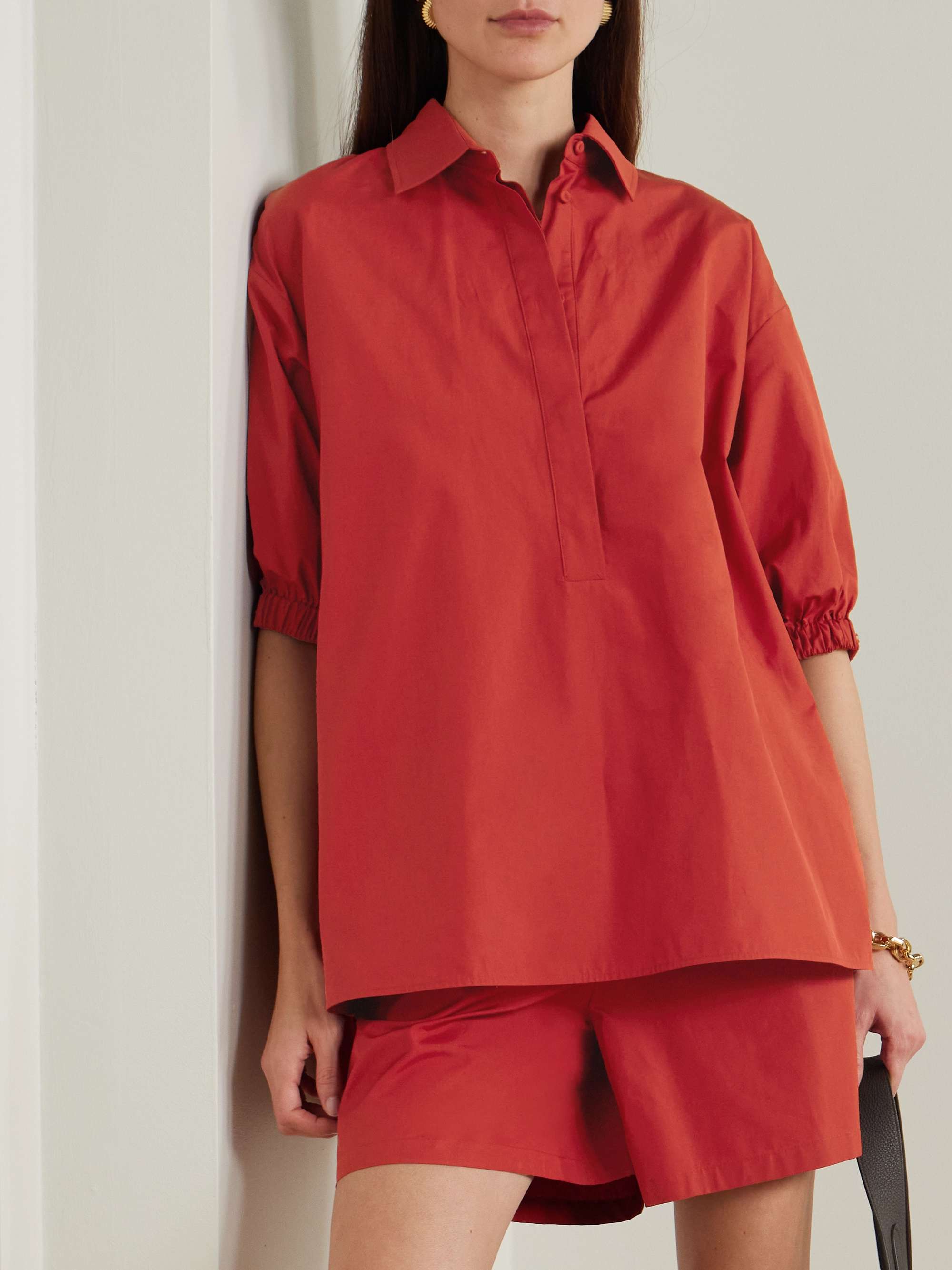 Teano cotton-poplin shirt view