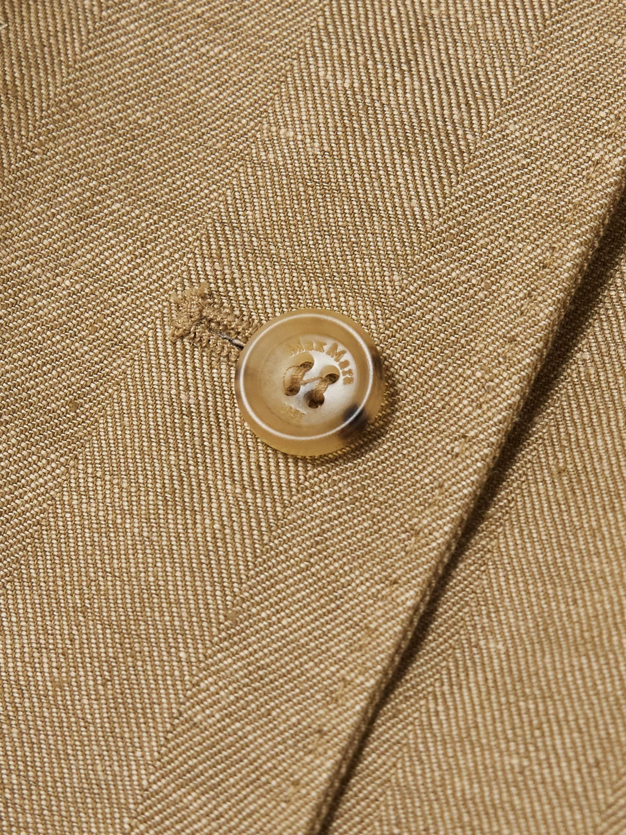 Sauro linen vest view