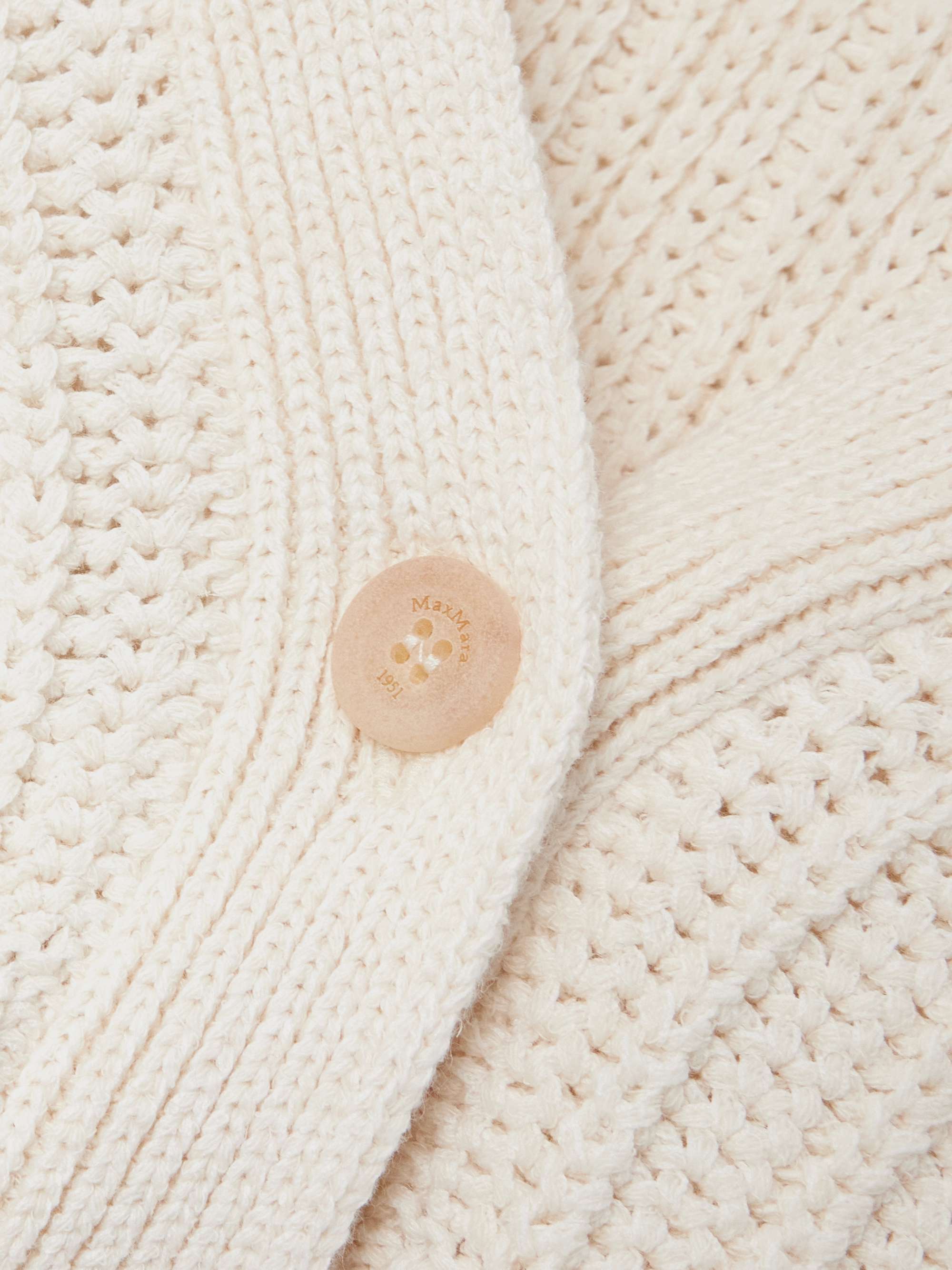 Stelvio ribbed linen and cotton-blend cardigan view