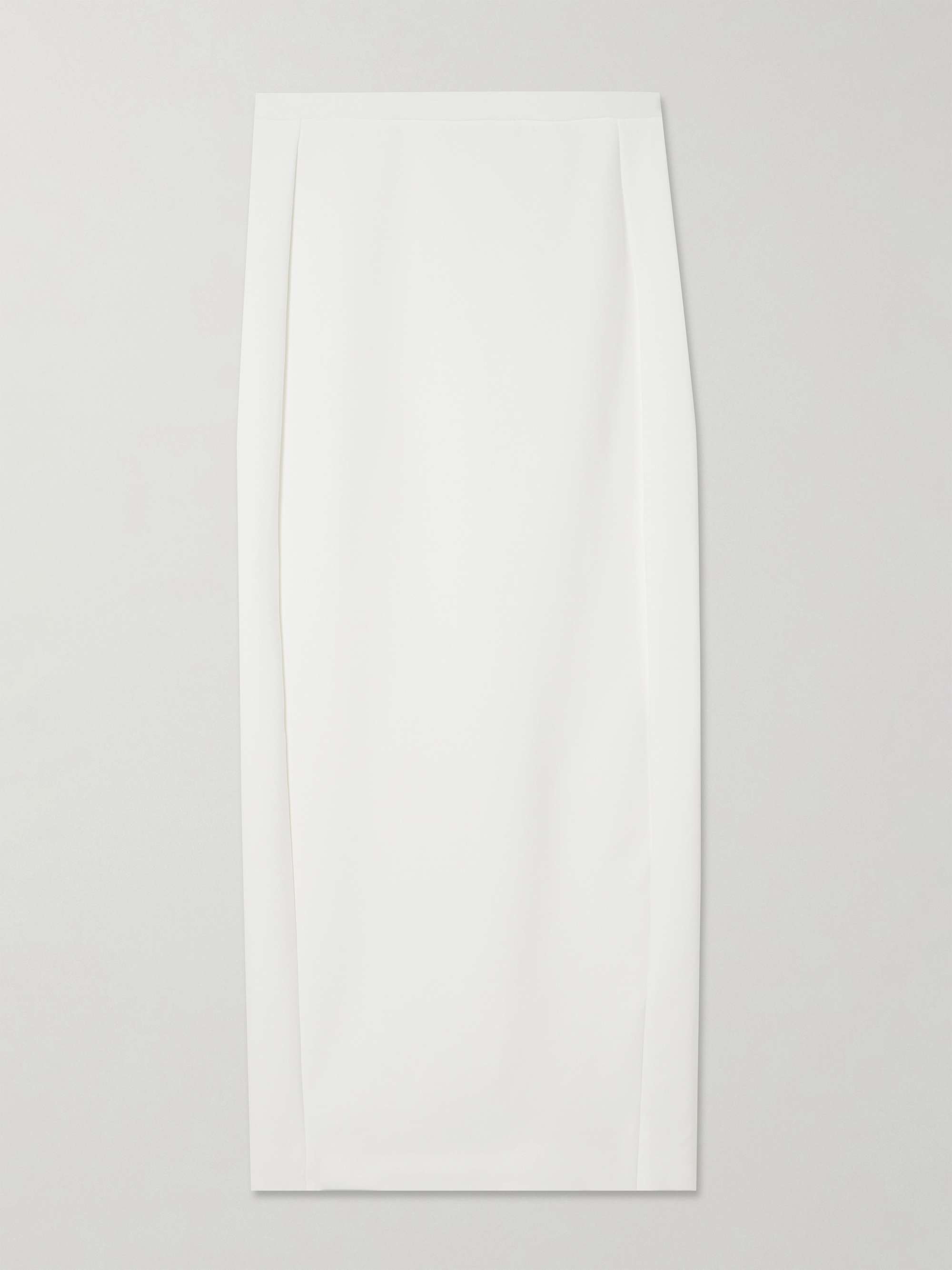 Stretch-jersey midi skirt view