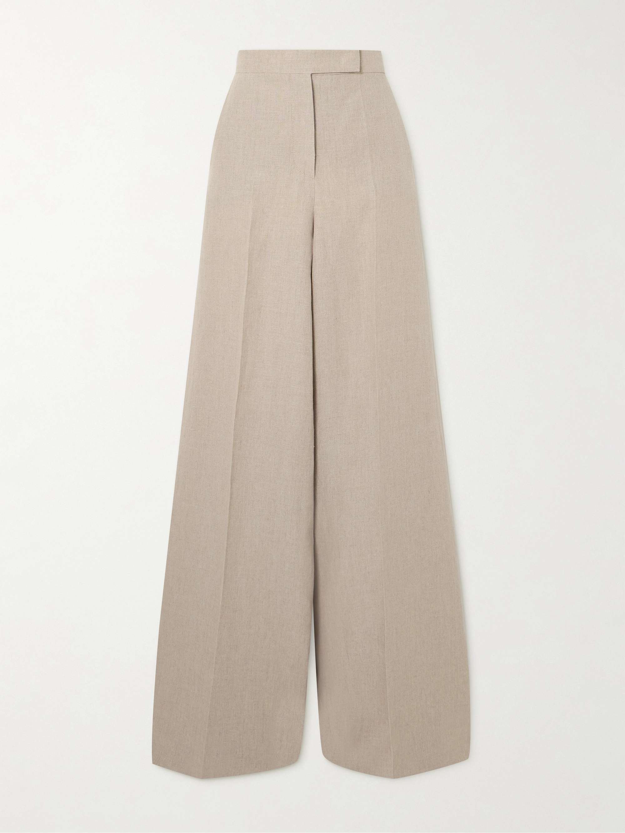 Linen wide-leg pants view