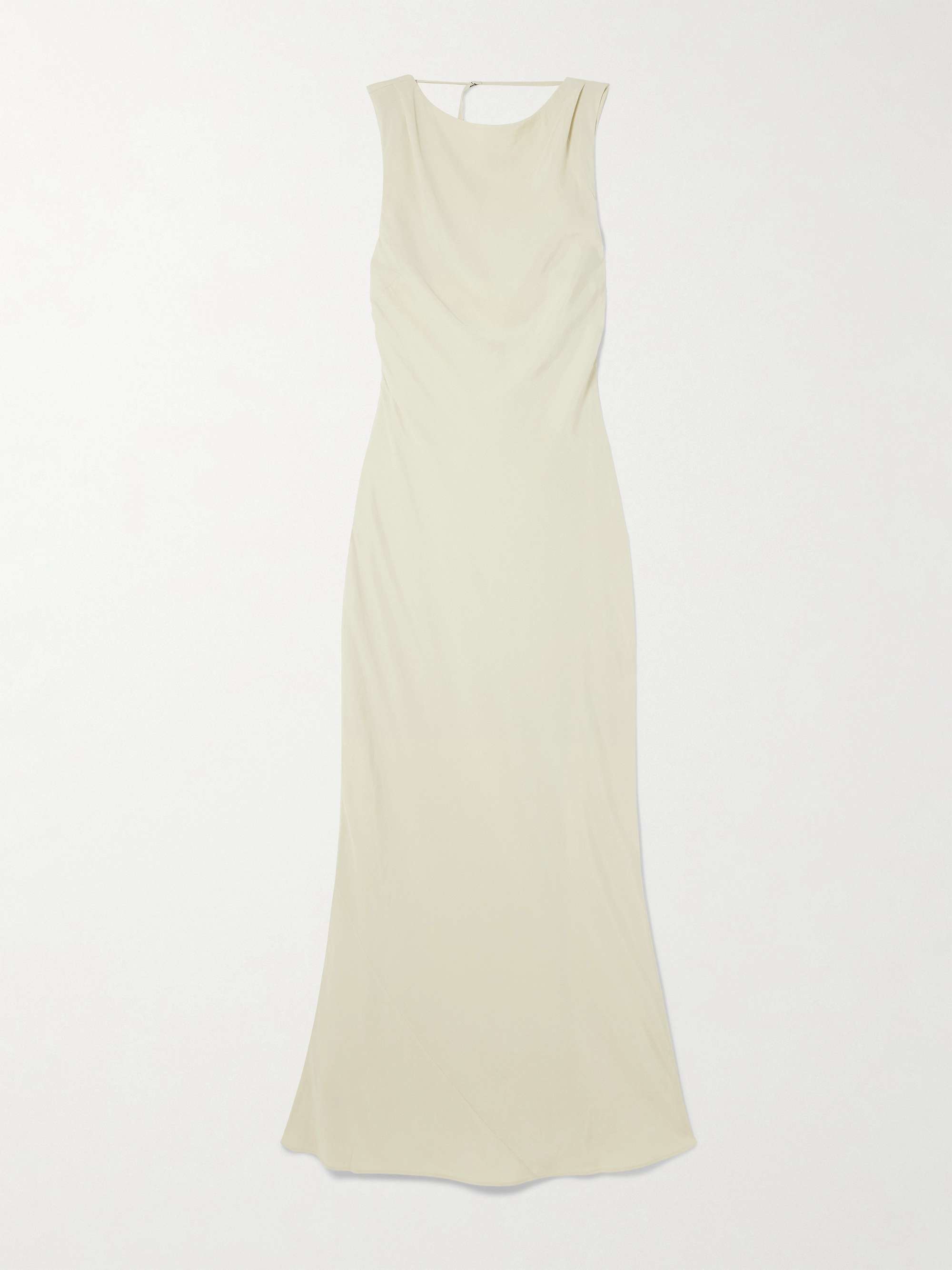 Draped LENZING™ Lyocell and ECOVERO™-blend maxi dress view