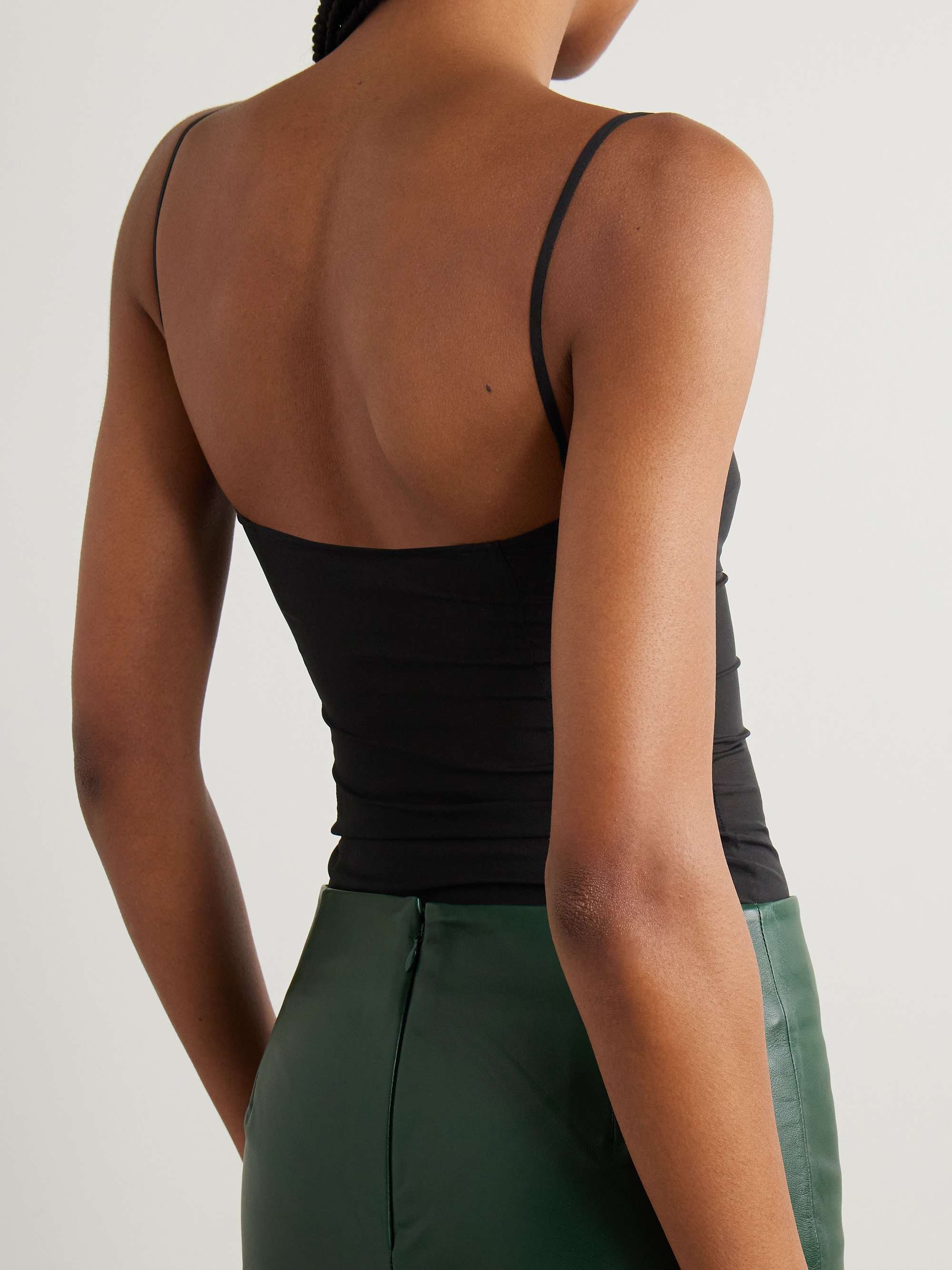 Stretch-silk voile camisole view