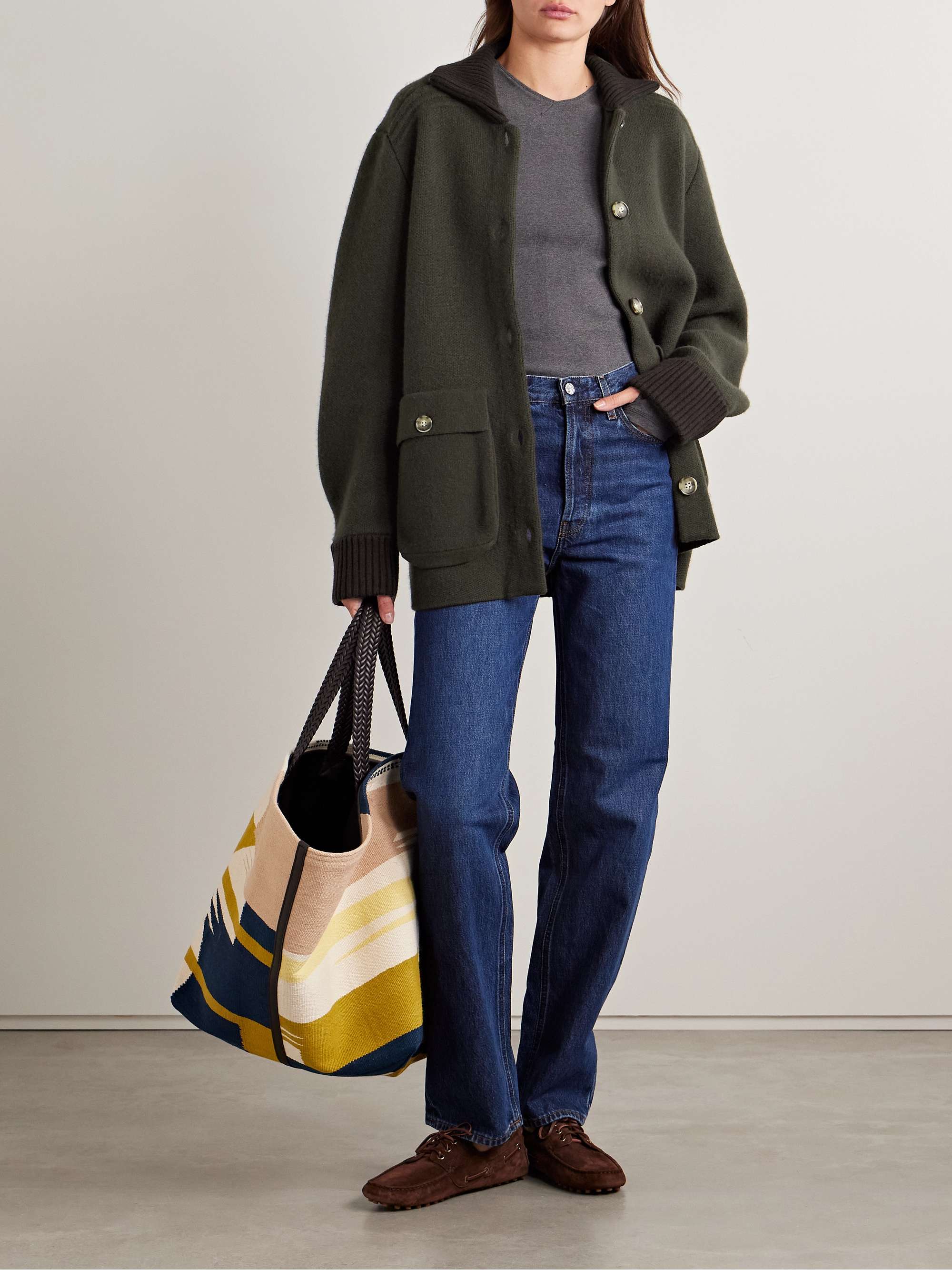 Wool and cashmere-blend jacket view