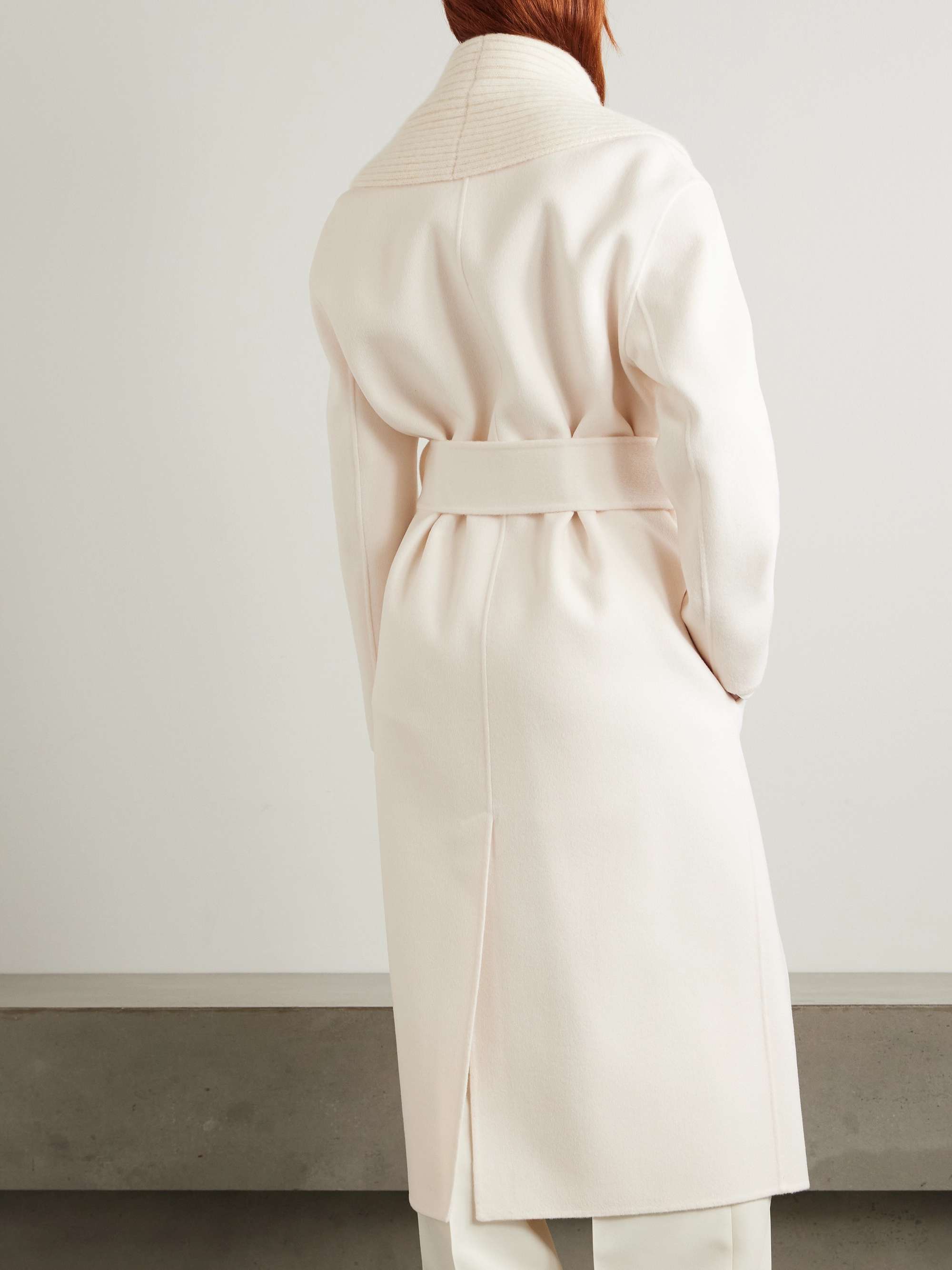 Rica belted cashmere and wool-blend coat view