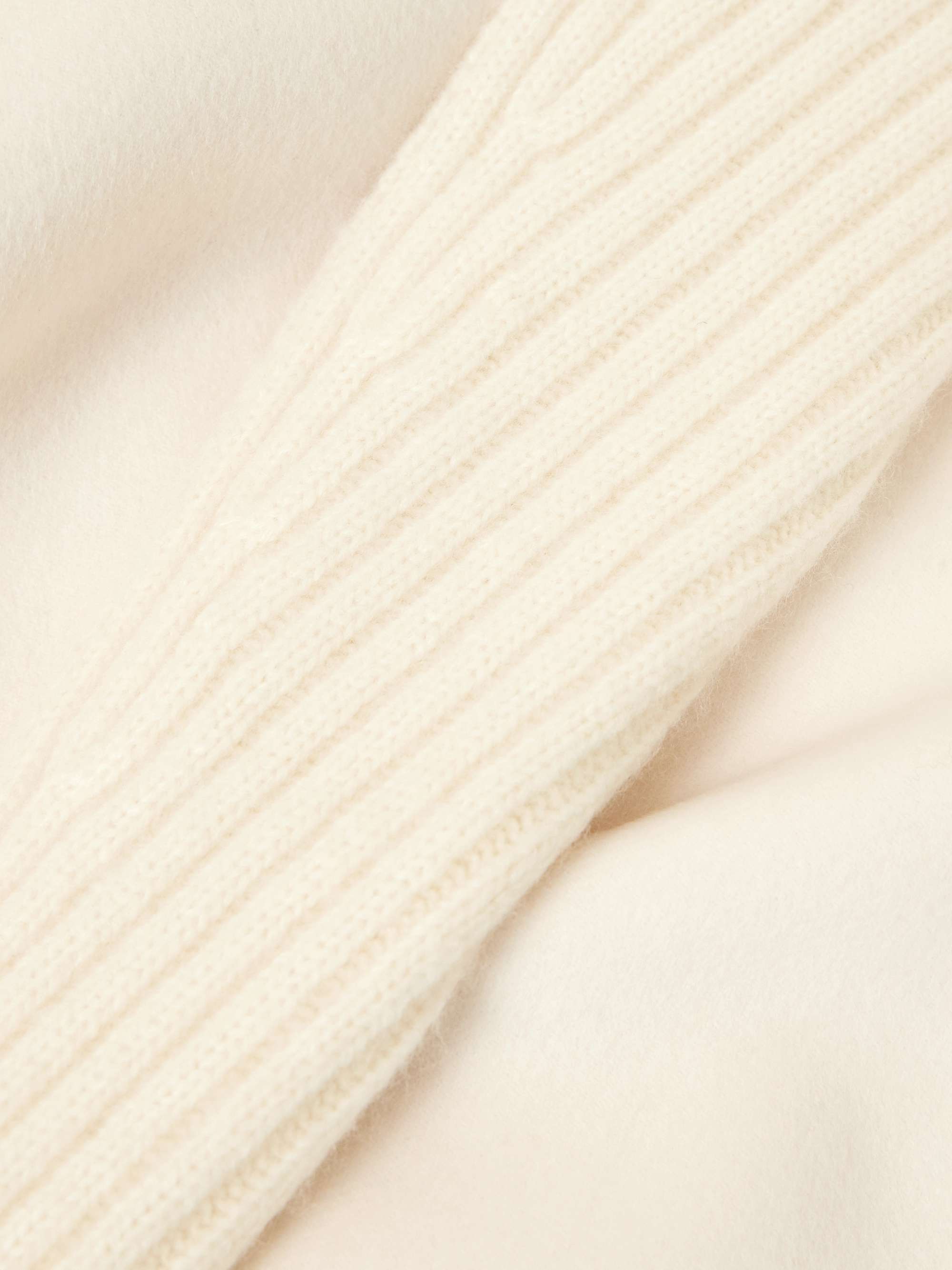 Rica belted cashmere and wool-blend coat view
