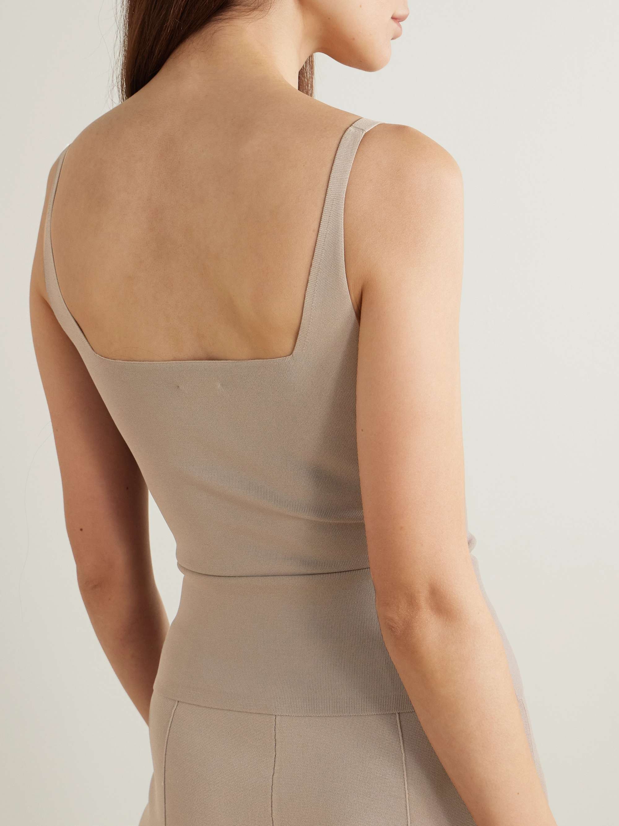 Milano stretch-knit tank view