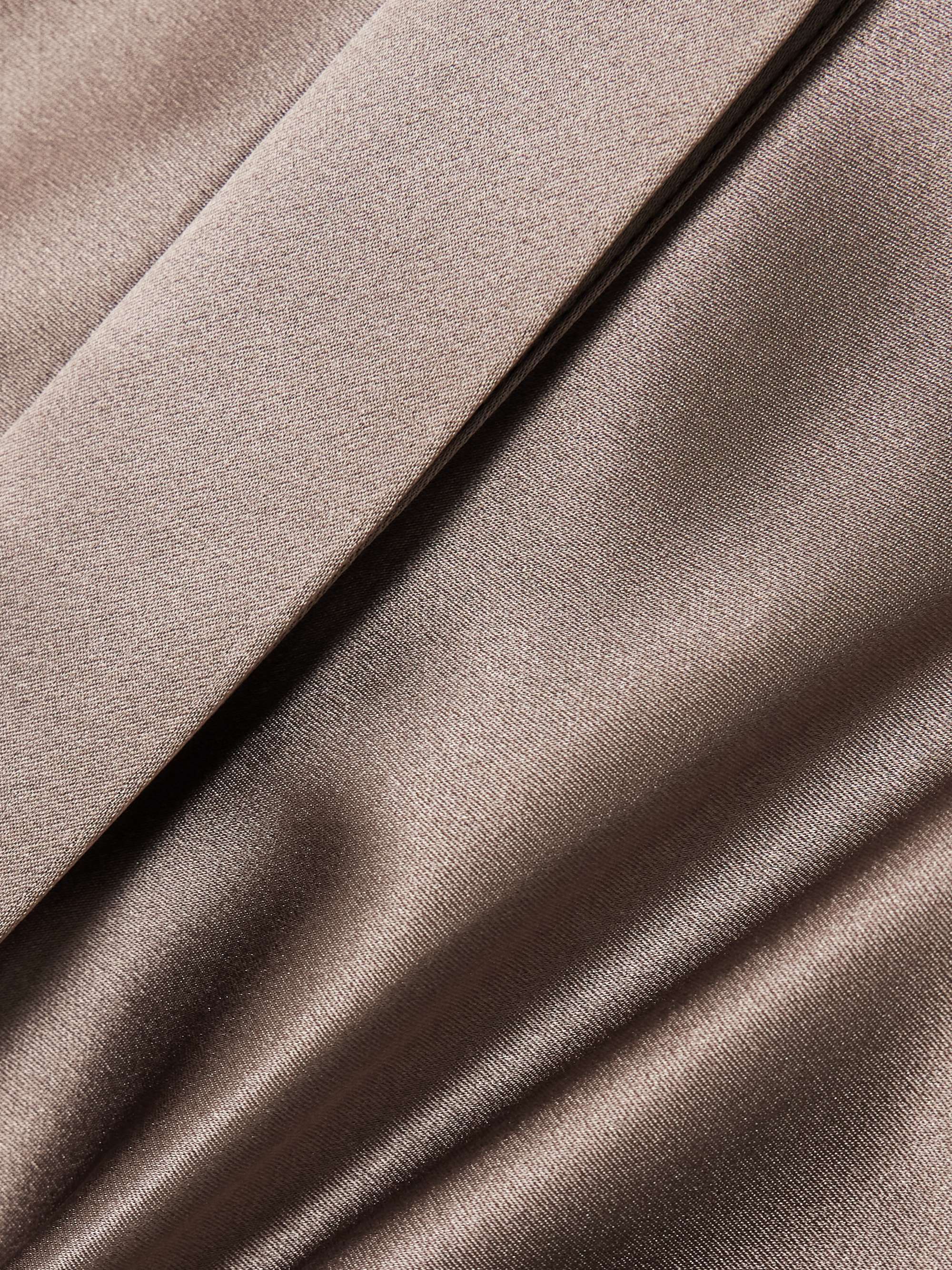 Brunel silk-satin shirt view