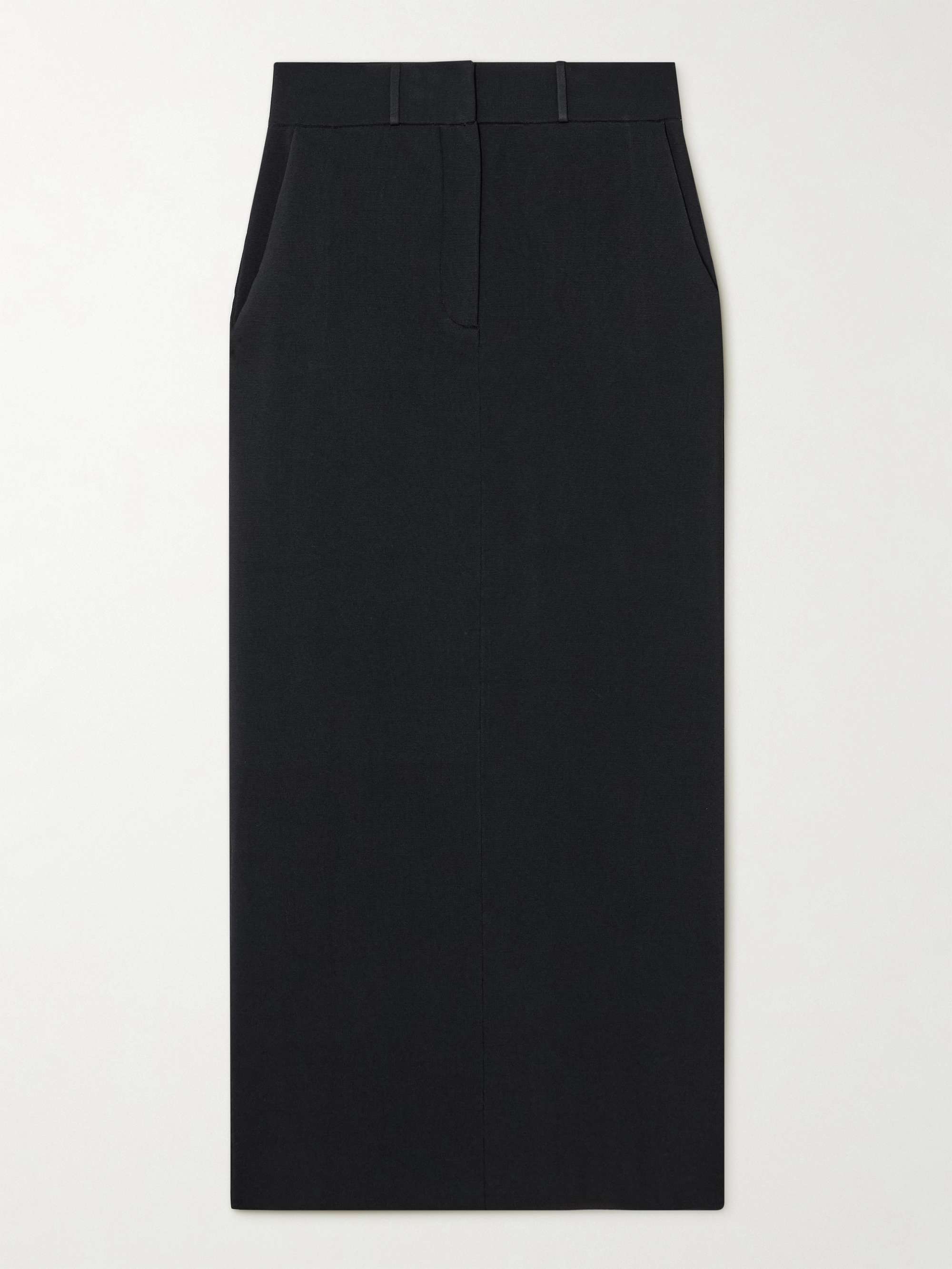 Milano stretch-knit maxi skirt view