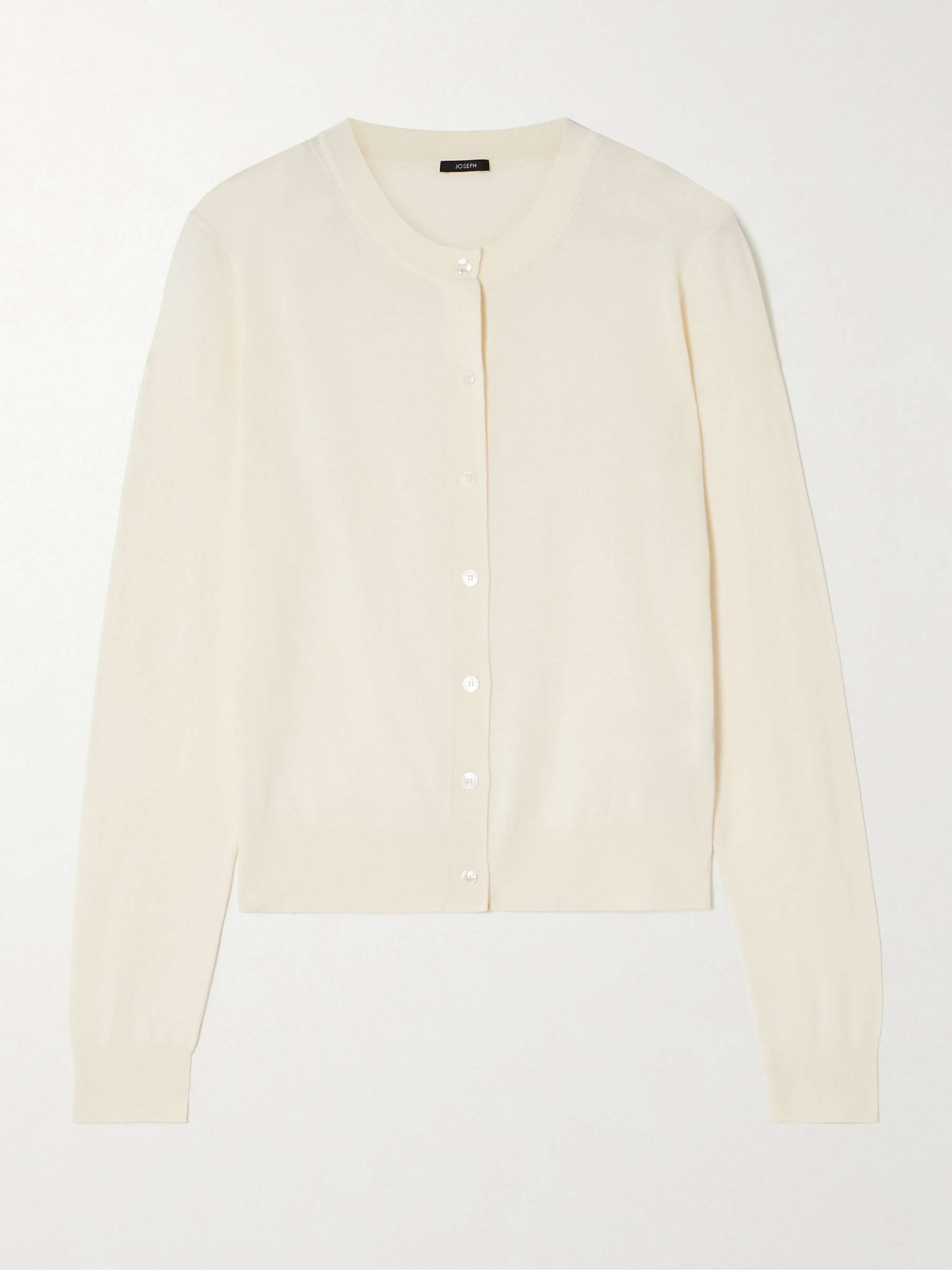 Cotton, cashmere and silk-blend cardigan view